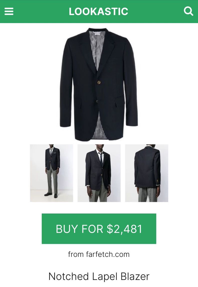 Thom Browne Thom Browne size2 Knitted blue label suit Size 38S - 3 Thumbnail