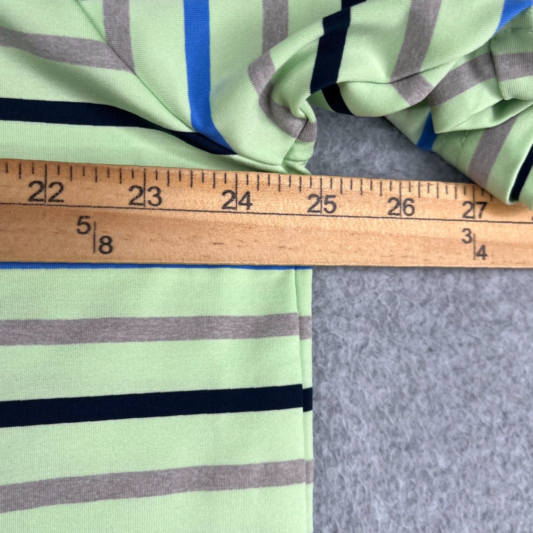 Adidas Adidas Polo Shirt Mens XL Green Gray Blue Striped Performance Golf Stretch Shirt Mens XL Green Gray Blue Striped Adidas Golf Polo Golf Polo Shirt Size US XL / EU 56 / 4 - 7 Thumbnail