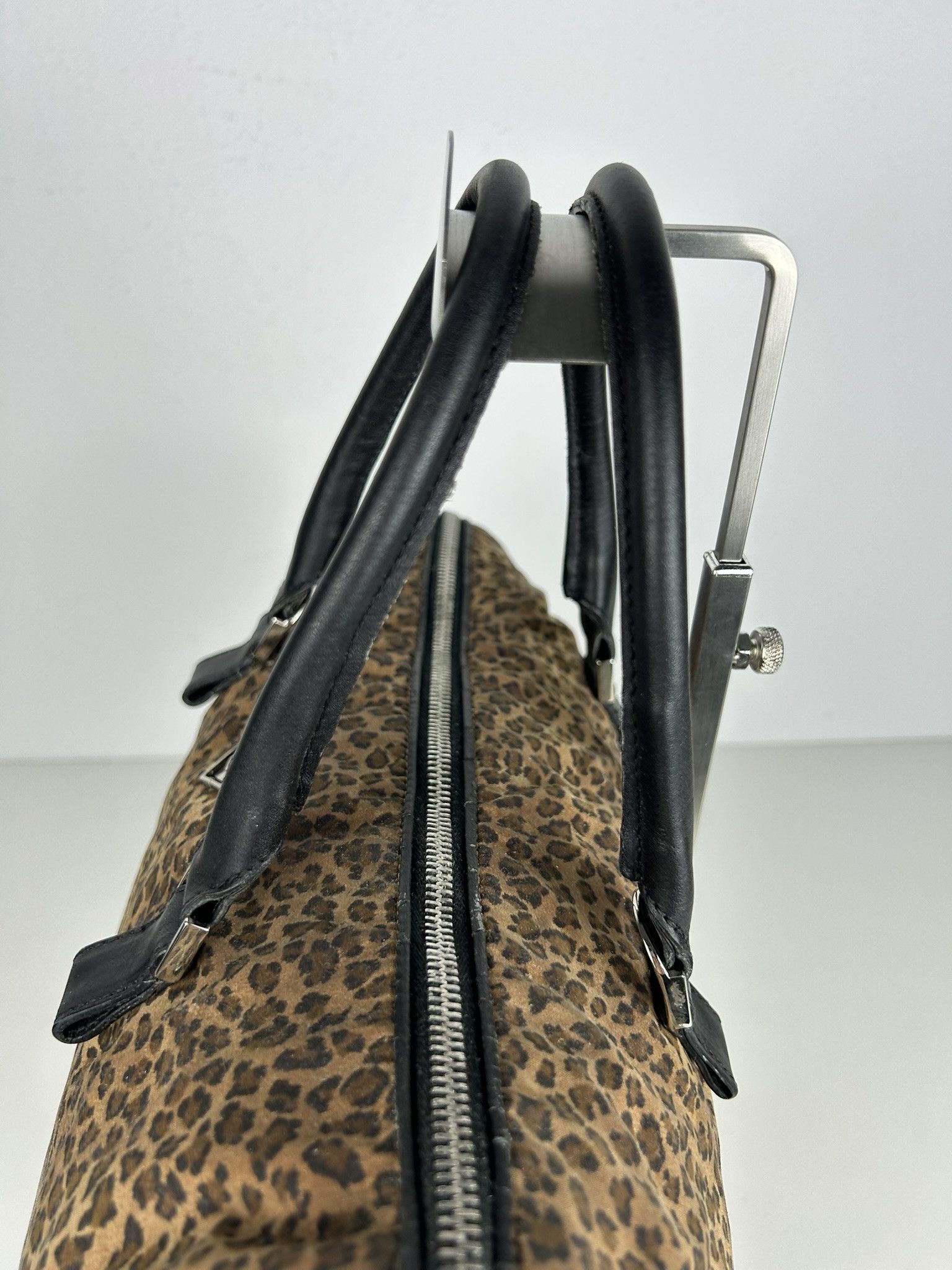 Bottega Veneta Vintage Bottega Veneta leopard print mini boston bag Size ONE SIZE - 8 Thumbnail