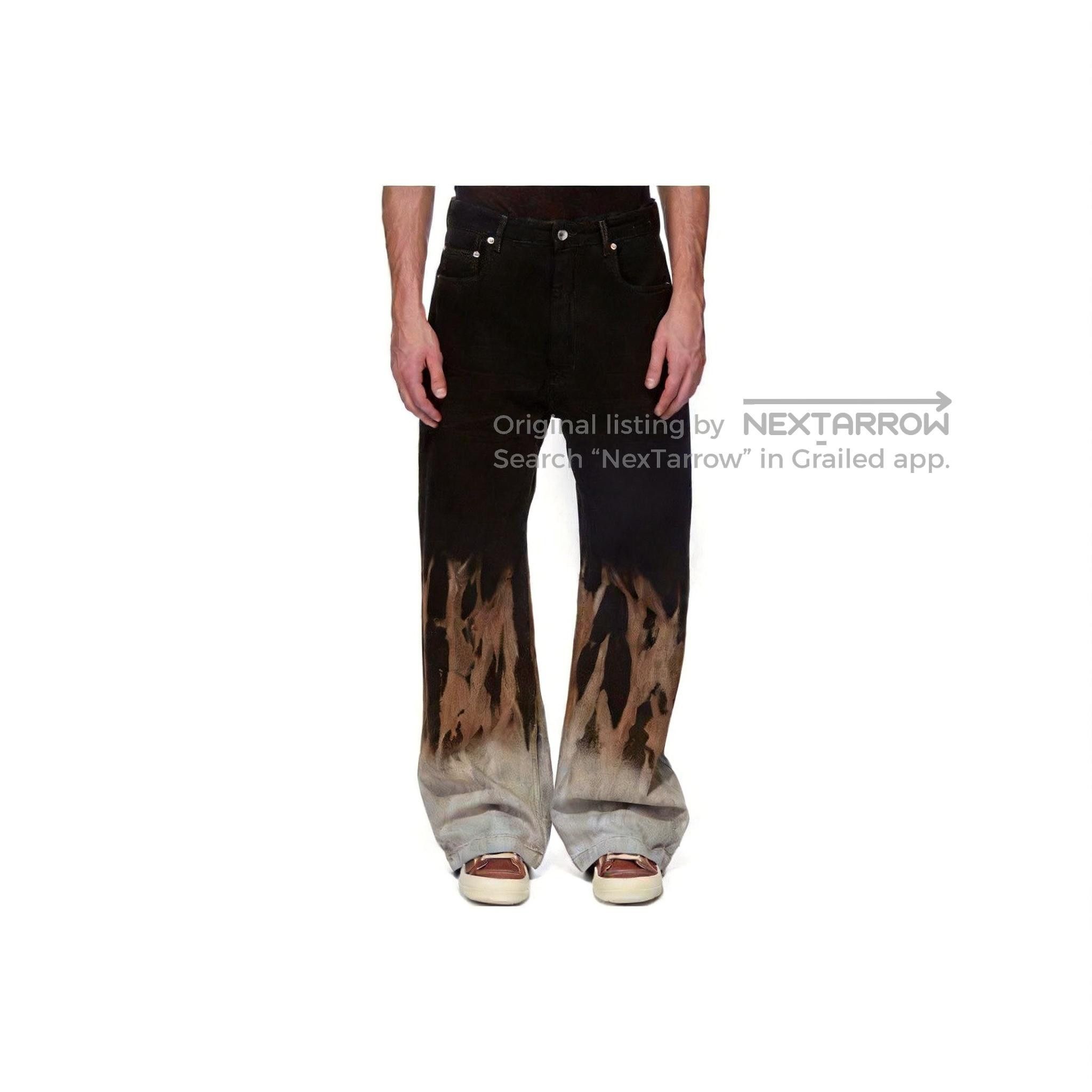 Rick Owens × Rick Owens Drkshdw [NEW] Collapse Cut Jeans - Made in