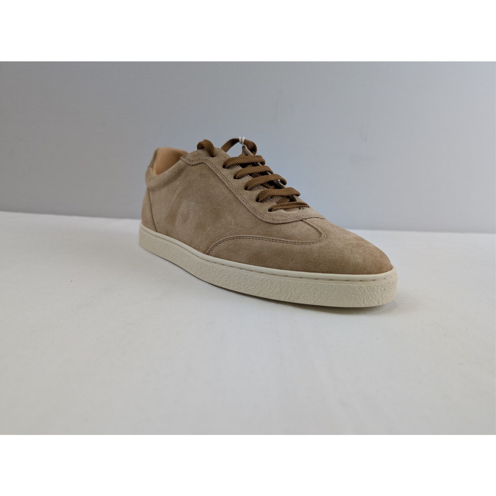 Brunello Cucinelli o1rshd1 'Coda di Rondine' suede sneakers in taupe/brown Size US 11 / EU 44 - 2 Thumbnail