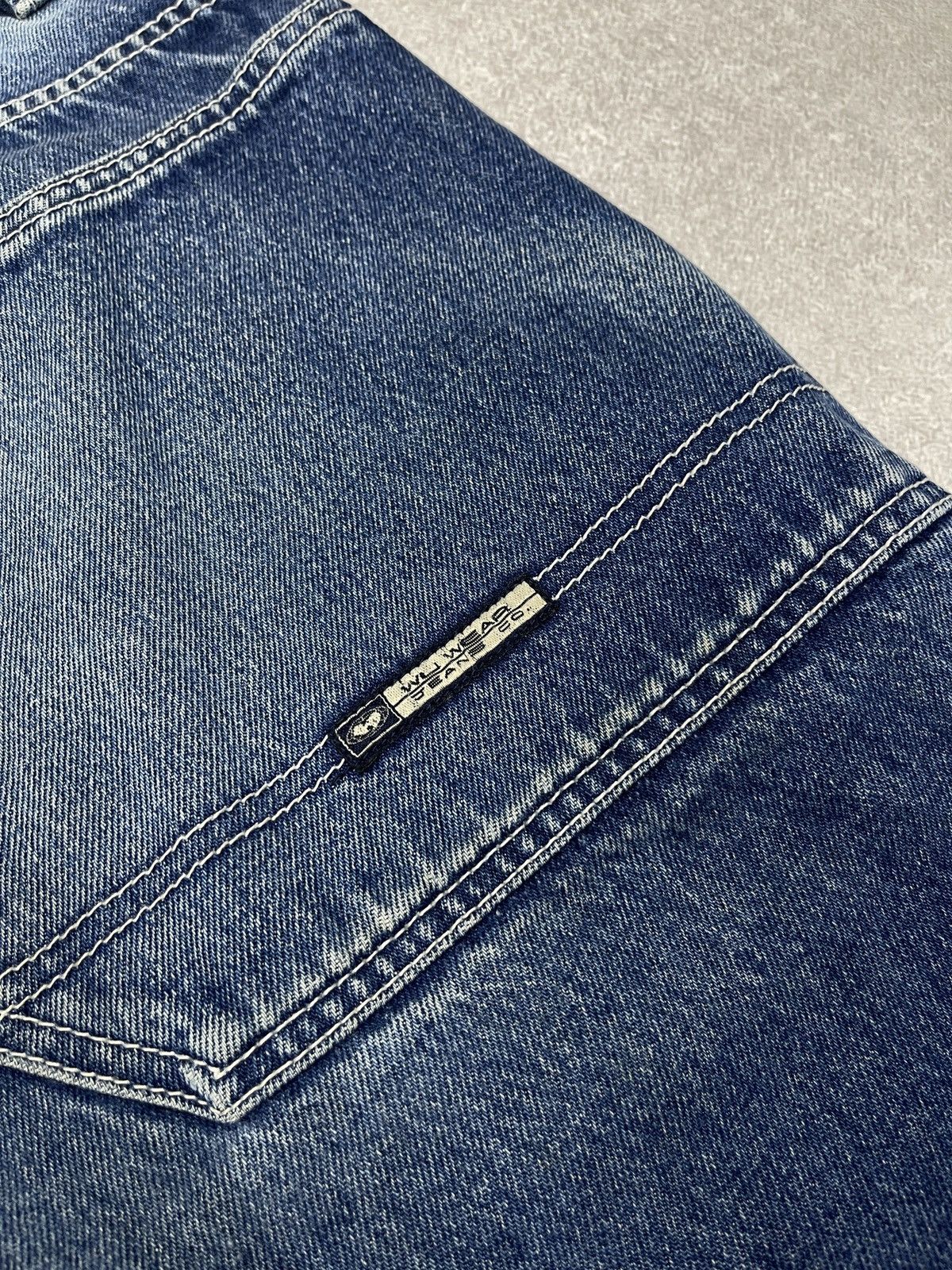 Wu-Tang Clan Vintage Wu Tang Clan Wu Wear Baggy Denim Jeans Blue Big Logo Size US 34 / EU 50 - 5 Thumbnail