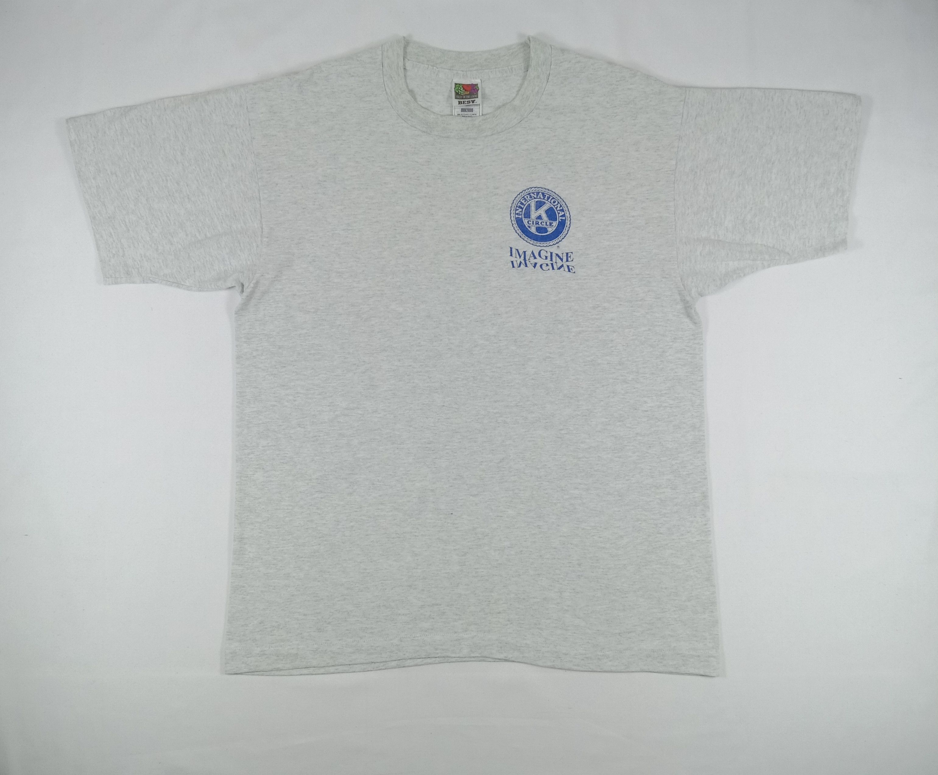 Fruit Of The Loom Vintage 1997 John Lennon Imagine Lyrics T Shirt Size US L / EU 52-54 / 3 - 3 Thumbnail