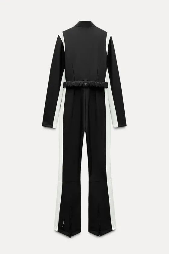 Zara Zara Ski REcco Jumpsuit Snowsuit Fleece Lined Pants Size 34" / US 12 / IT 48 - 3 Thumbnail