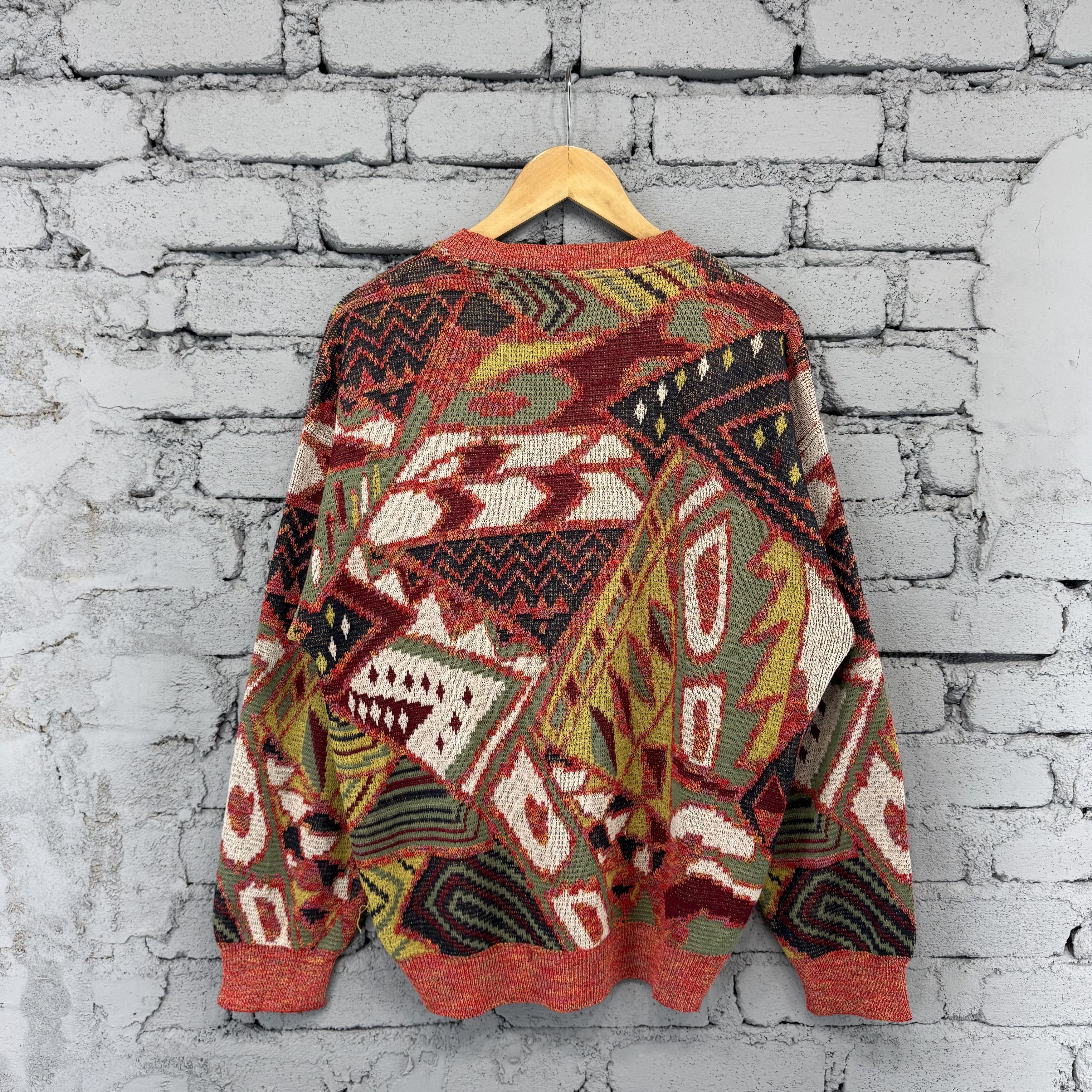Japanese Brand Vintage Knit Sweater Bizzarro Italy Streetwear Size US L / EU 52-54 / 3 - 2 Thumbnail