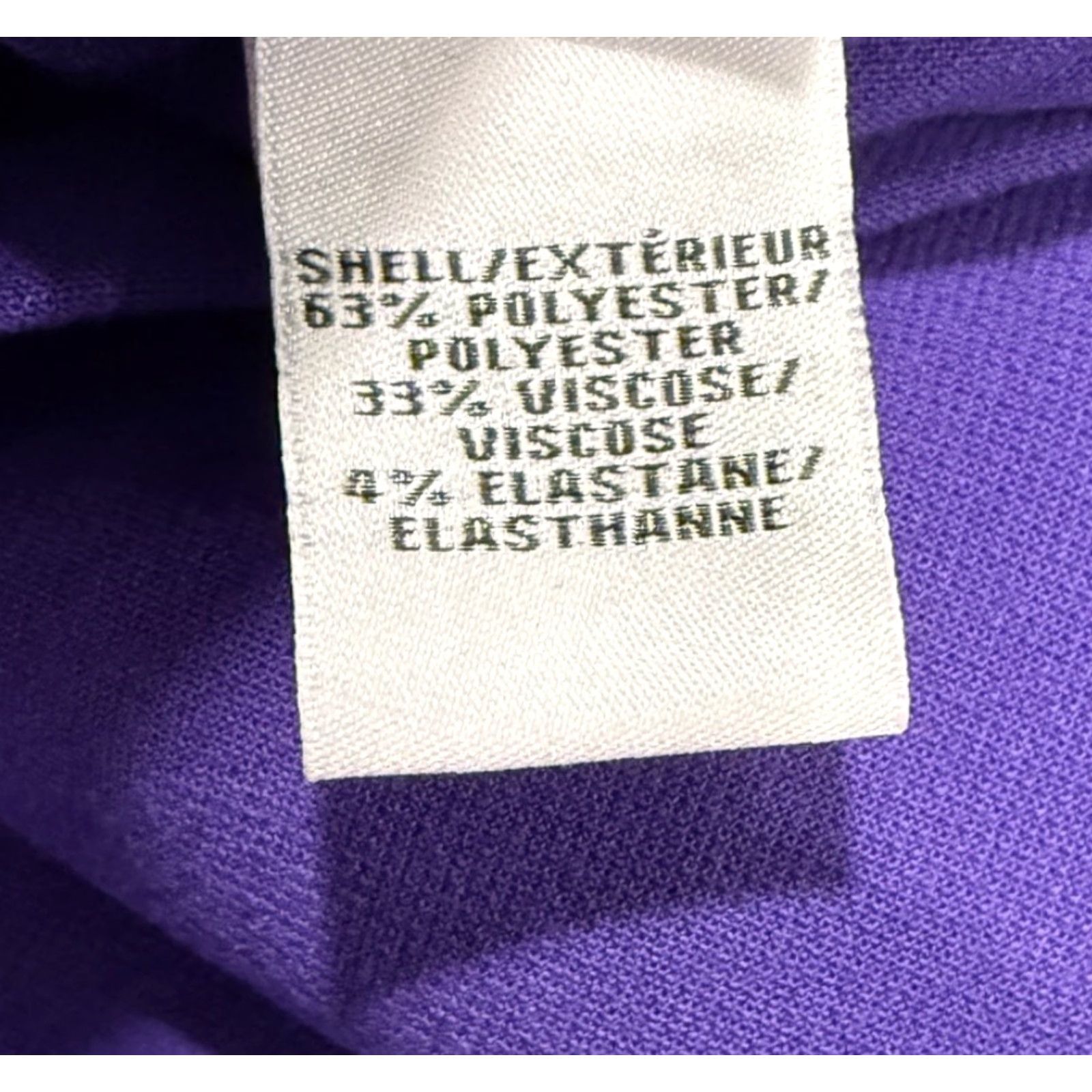 Diane von Furstenberg Diane von Furstenberg Dress Womens Size 2 Purple Fleur Split Neck Shift Short NWT Size XS / US 0-2 / IT 36-38 - 7 Thumbnail