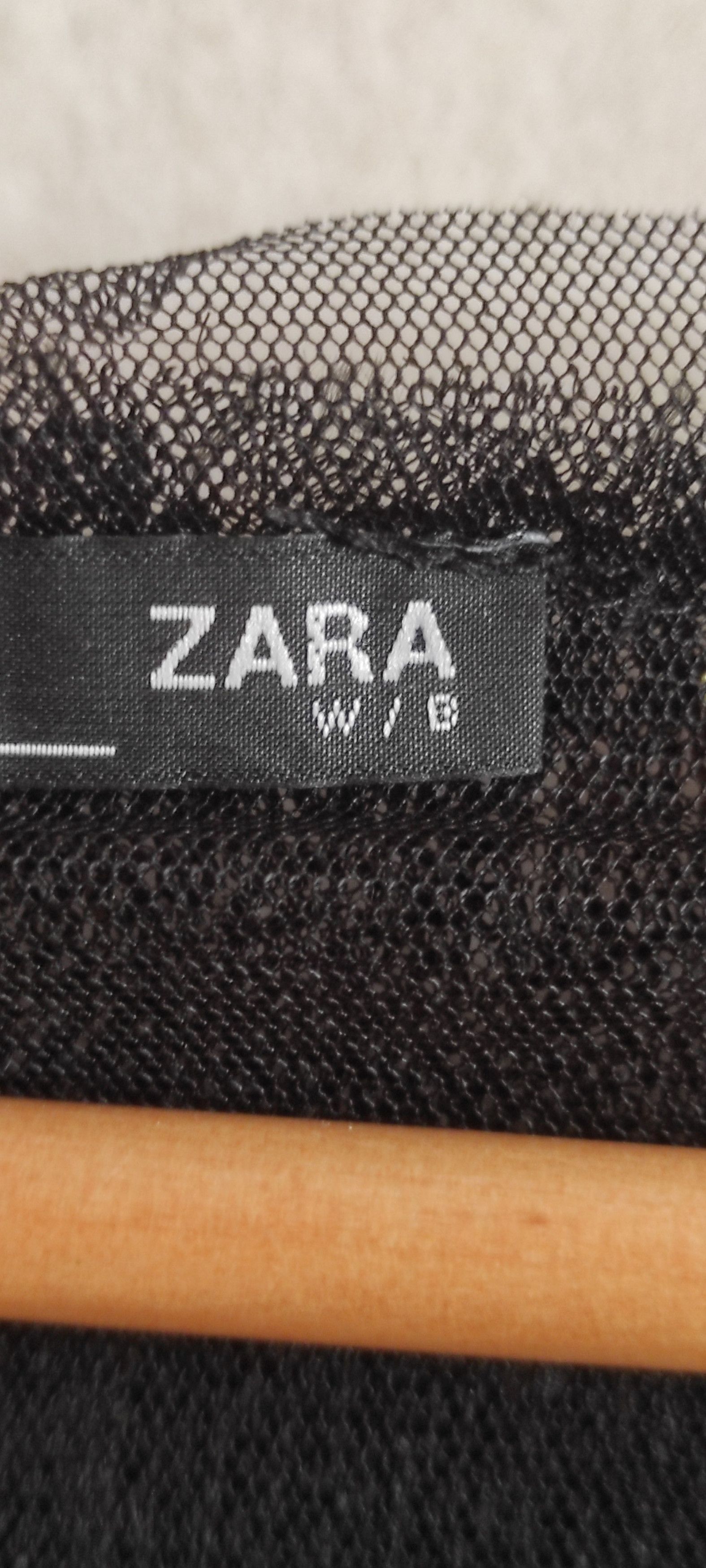 Zara ZARA Sequin Embroidered Flowers Short Sleeve Party Dress Size L / US 10 / IT 46 - 11 Thumbnail