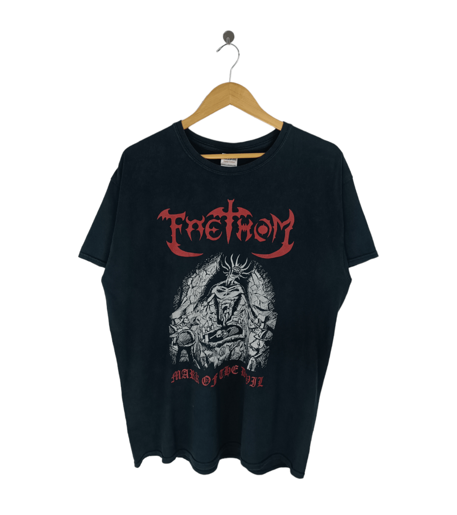 Band Tees VINTAGE FAETHOM MARK OF THE DEVIL behemoth belphegor emperor Size US L / EU 52-54 / 3 - 1 Thumbnail