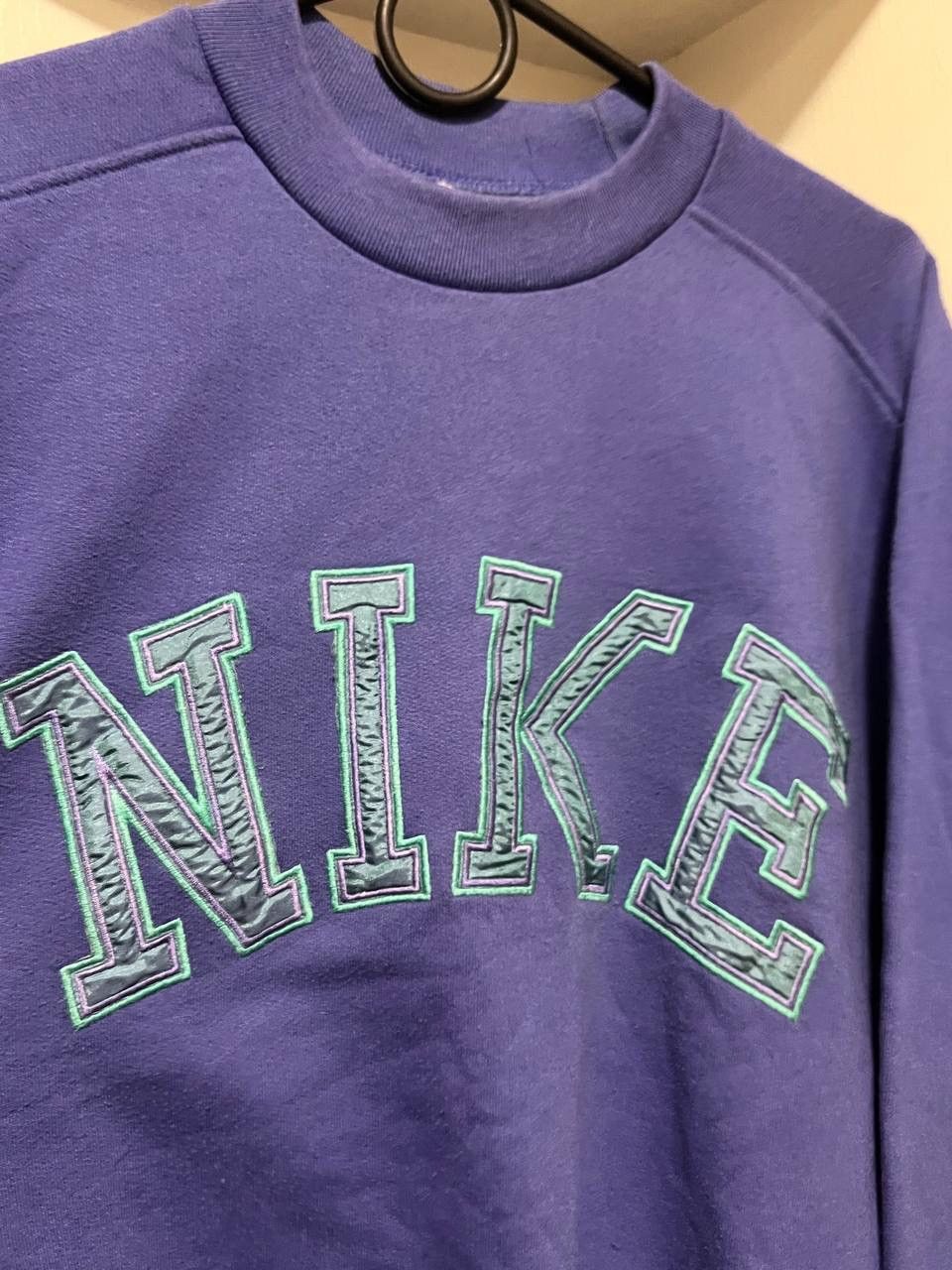 Nike Vintage Nike women’s big logo sweatshirt 90s Streetwear rare Size S / US 4 / IT 40 - 2 Thumbnail