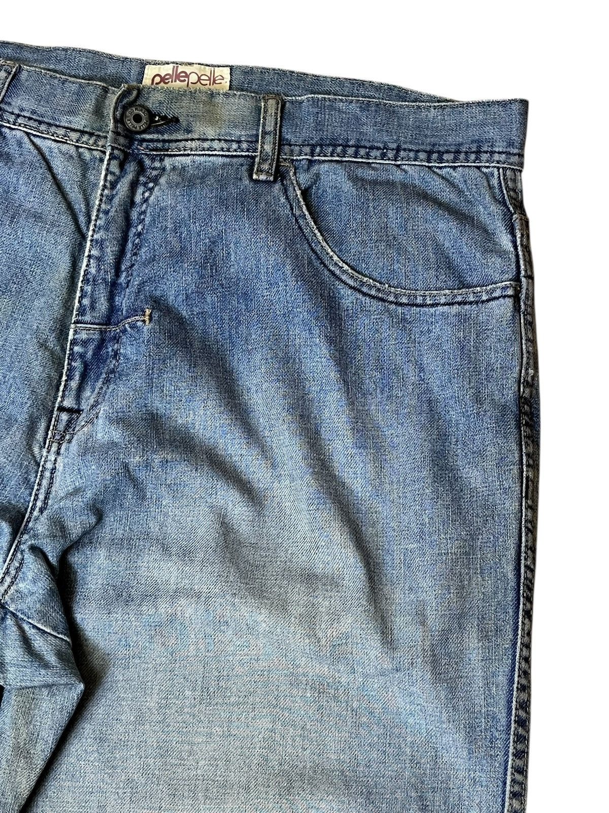 Marc Buchanan BAGGY🔥PELLE PELLE MARC BUCHANAN lot 0002 dirty baggy jeans Size US 37 - 5 Thumbnail