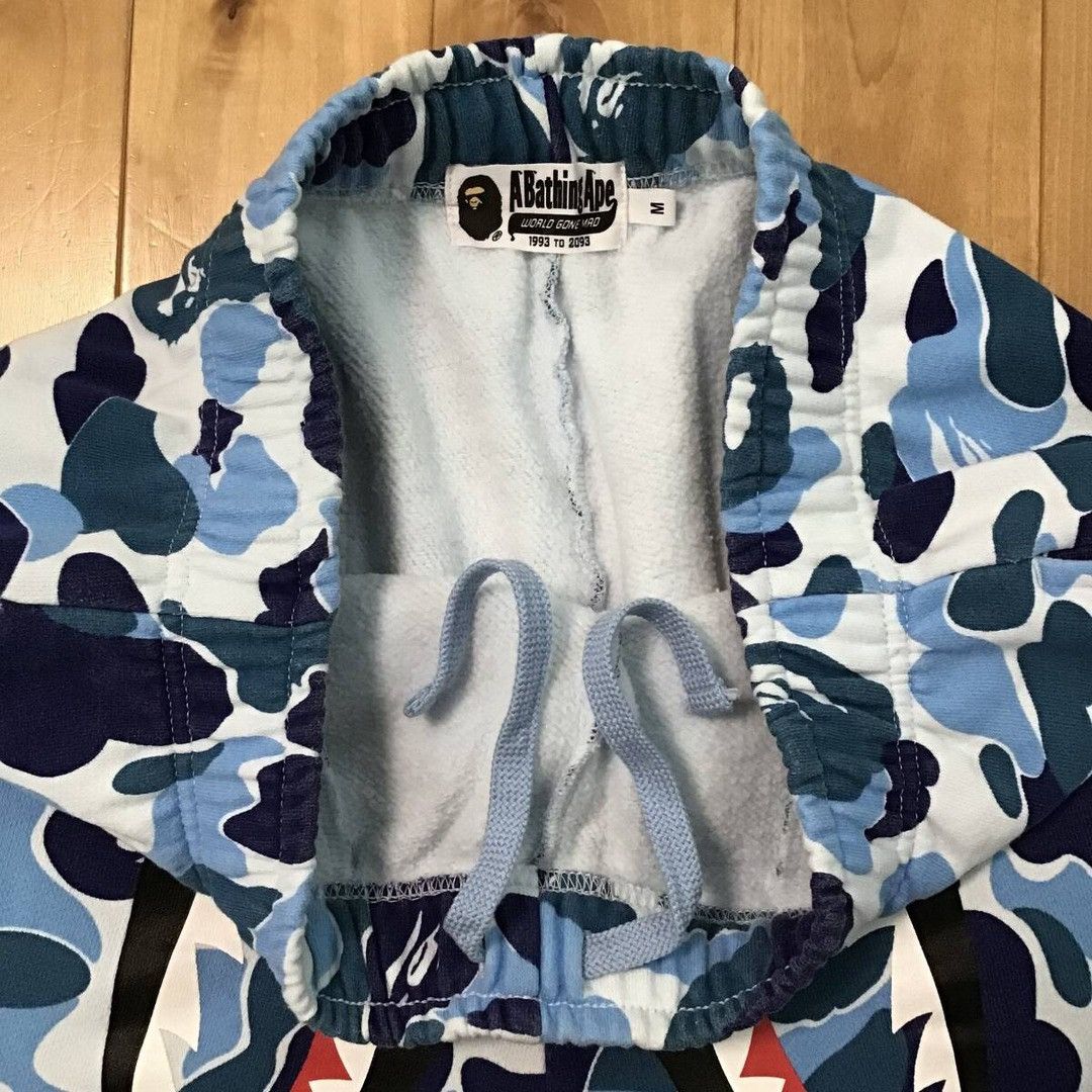 Bape BAPE Shark sweat shorts ABC camo Blue a bathing ape ★size M Size US 32 / EU 48 - 6 Thumbnail