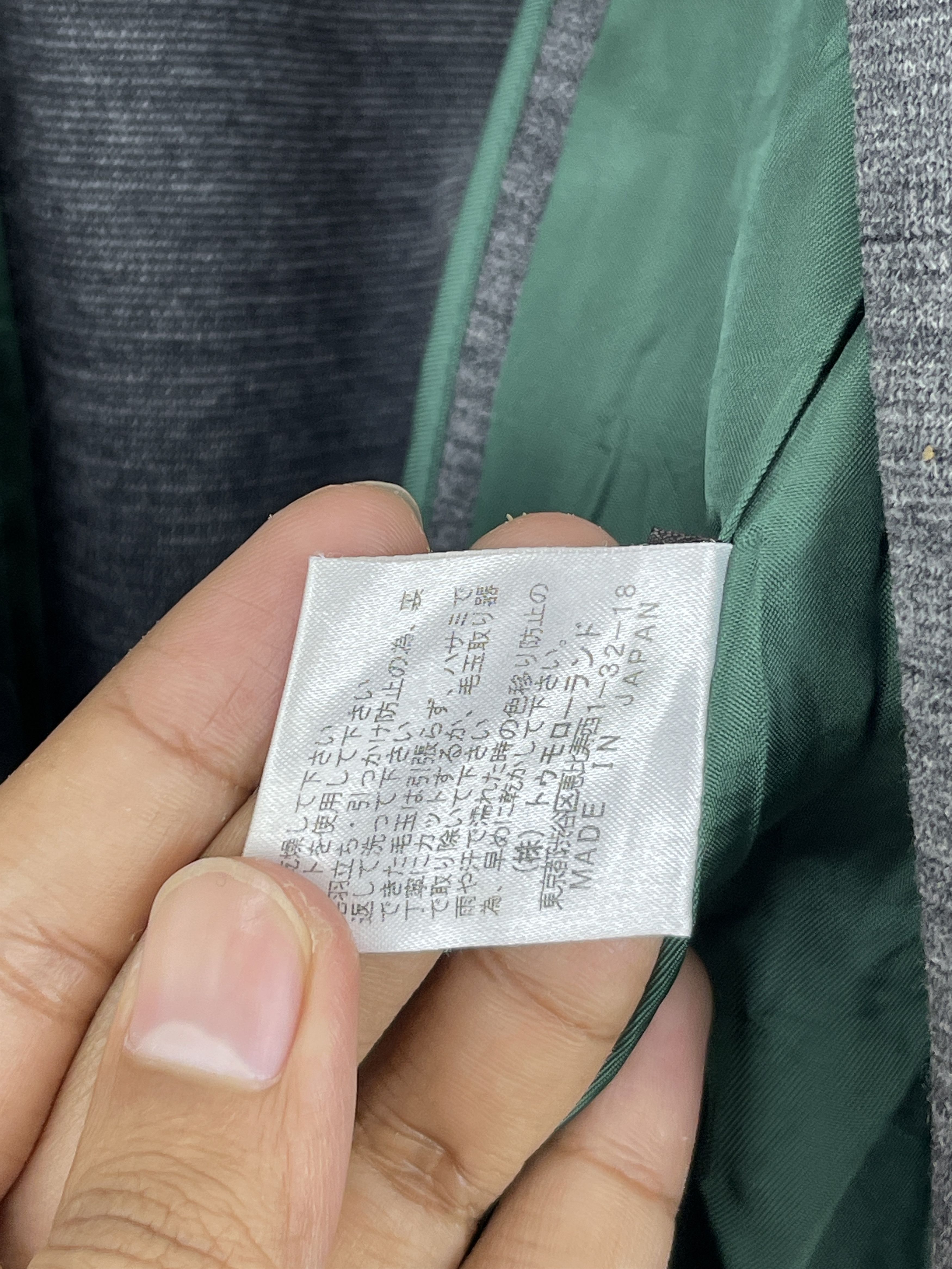 Japanese Brand Vintage Tomorrowland Button Up Made In Japan Jacket JA0047 Size 38R - 7 Thumbnail