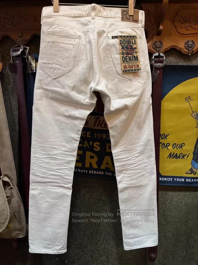 RRL Ralph Lauren RRL Ralph Lauren Patching and damaging vintage jeans Size US 32 / EU 48 - 2 Thumbnail