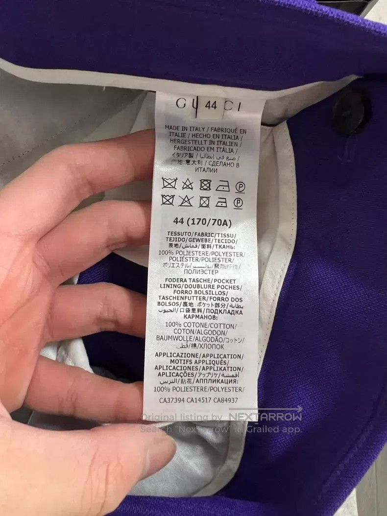 Gucci Gucci Purple trousers Size US 28 / EU 44 - 5 Thumbnail