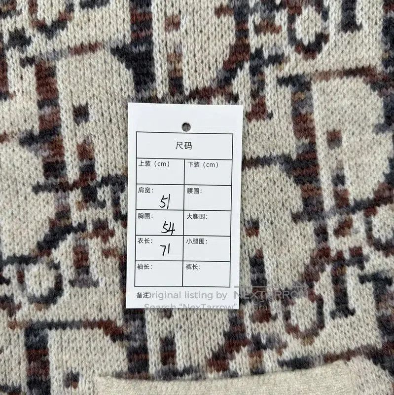 Dior Dior Men's Khaki Wool Cardigan . Size US S / EU 44-46 / 1 - 7 Thumbnail