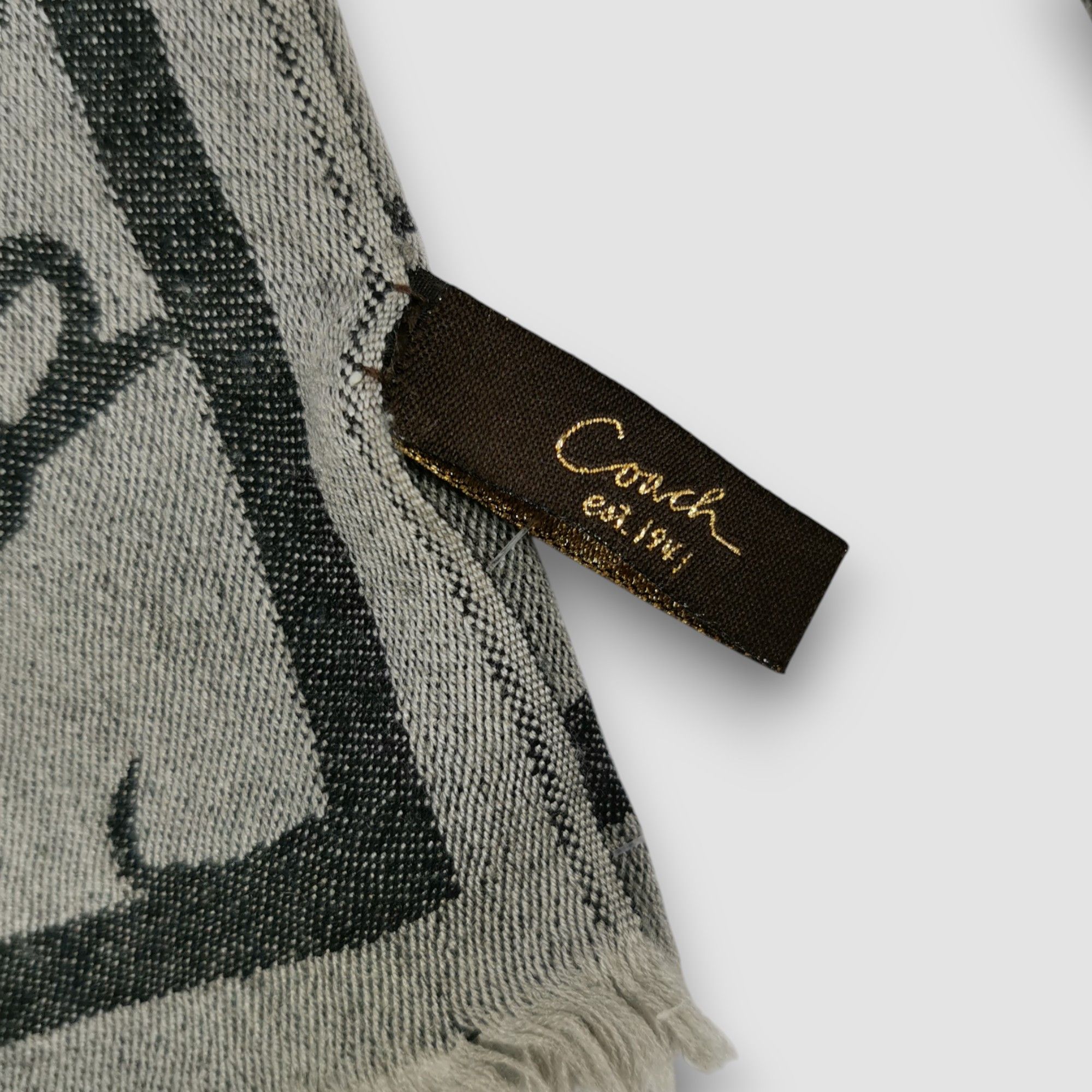 Coach Vintage COACH Scarf Wool Stole Shawl Scarves. Size ONE SIZE - 5 Thumbnail