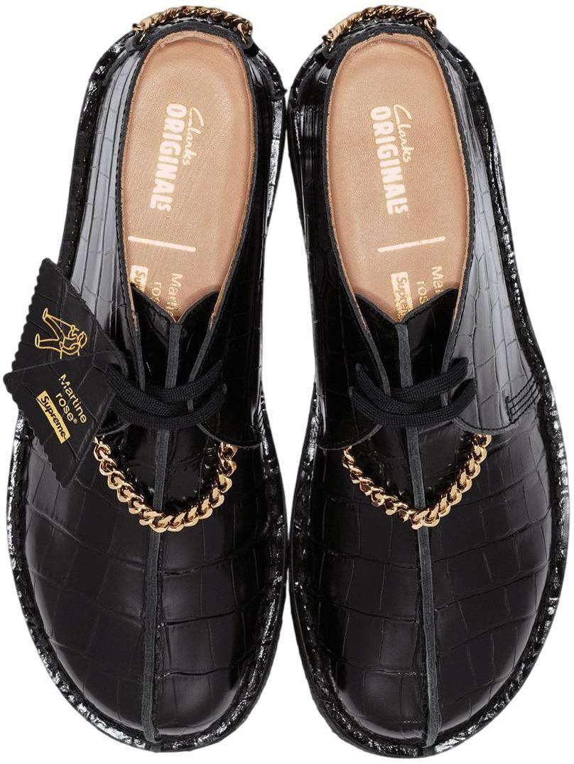 Supreme Martine Rose Clarks ブラック US7 Supreme × Martine Rose × Clarks Desert Trek 