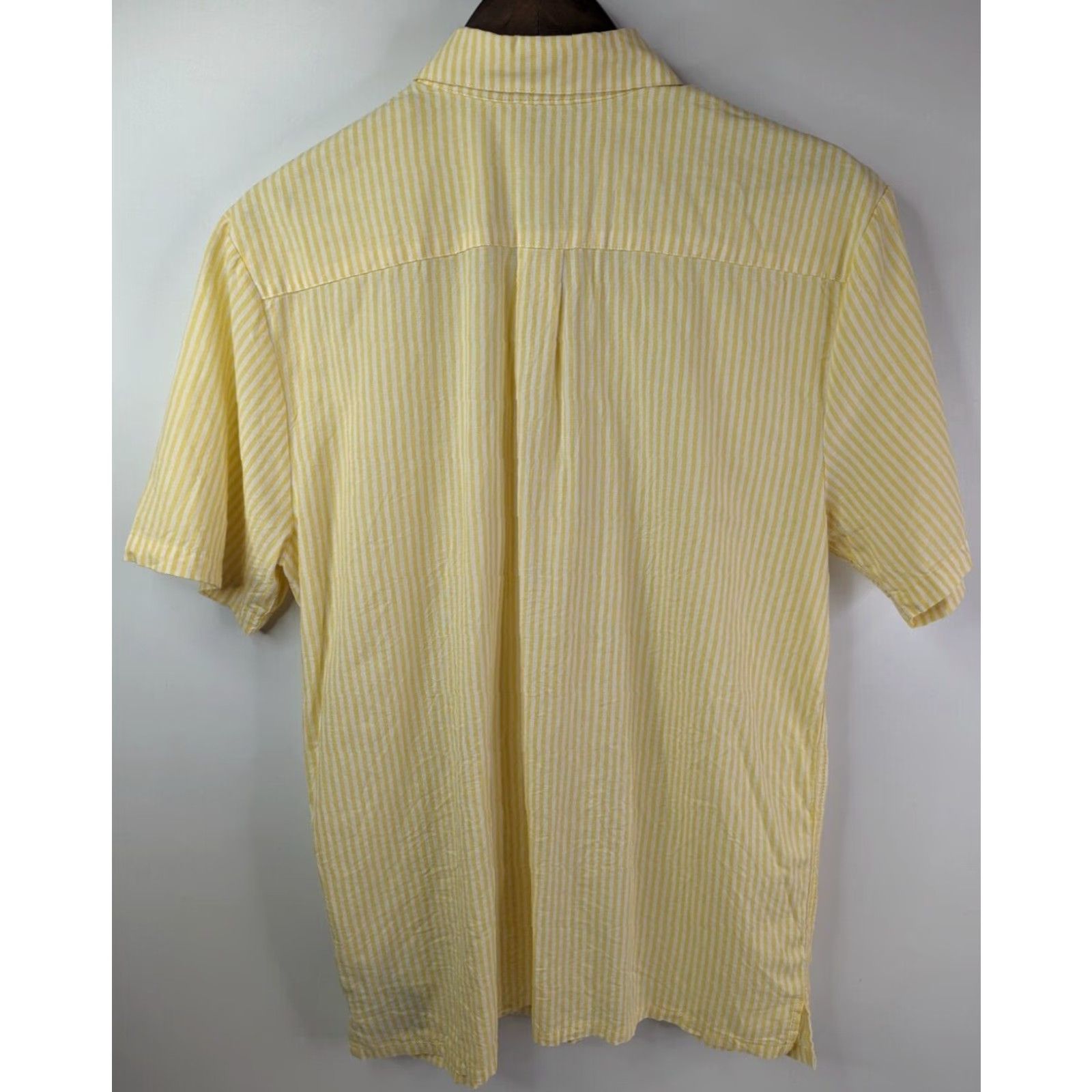 Volcom Volcom Classic Fit Shirt Men Size Large Yellow Stripe Short Sleeve Button-Down Shirt Size US L / EU 52-54 / 3 - 2 Thumbnail