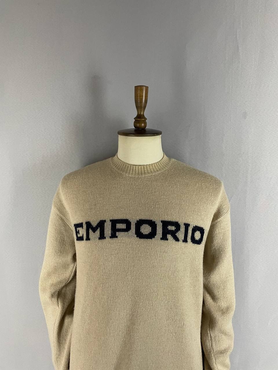 Emporio Armani Emperio Armani Vintage Sweater Logo Size US L / EU 52-54 / 3 - 1 Thumbnail