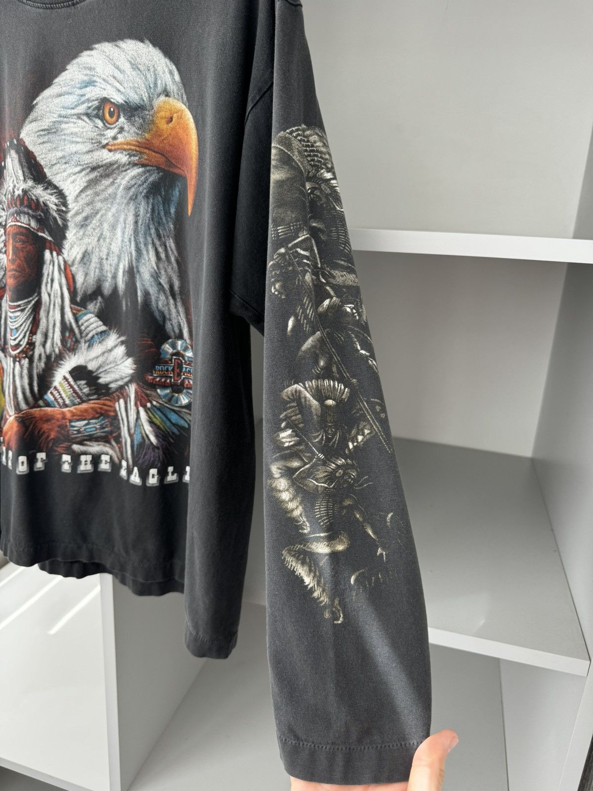 Band Tees × Vintage Rock Eagle Vintage Spirit of the Eagle Longsleeve Size US S / EU 44-46 / 1 - 6 Thumbnail