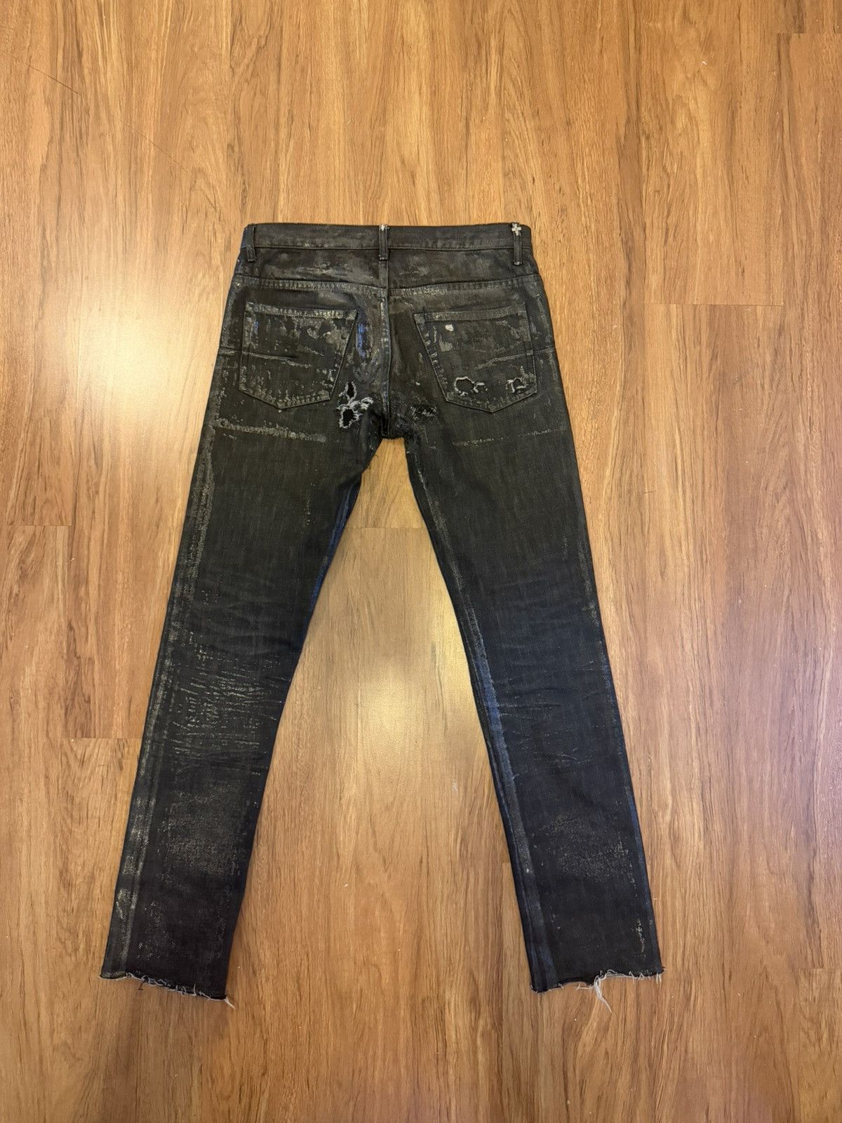 Dior Dior Homme AW05 “Luster” Waxed Denim By Hedi Slimane Size US 29 - 2 Thumbnail