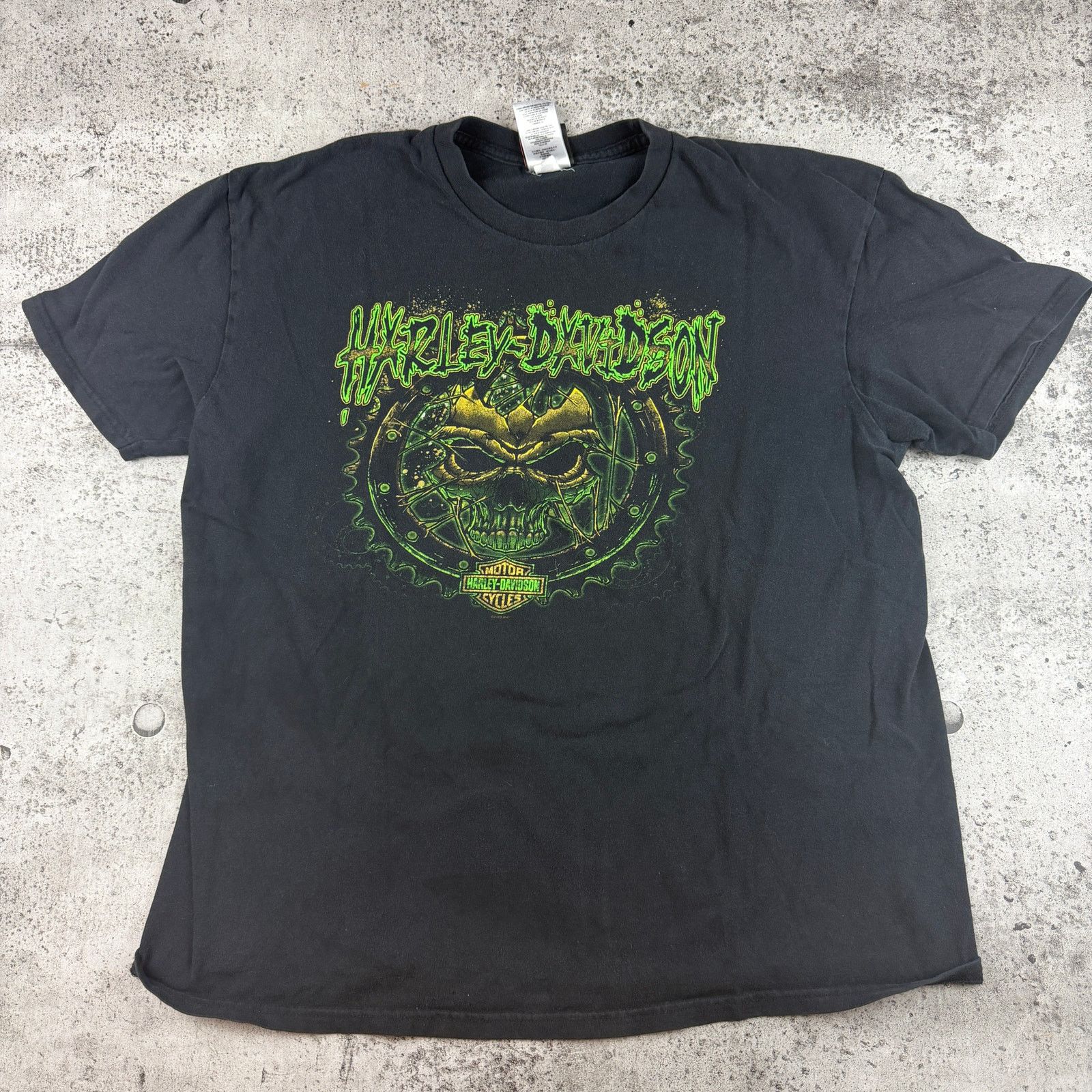 Harley Davidson Y2K Harley Davidson Skull Shirt Size XL Y2K Biker Shirt Size US XL / EU 56 / 4 - 1 Thumbnail