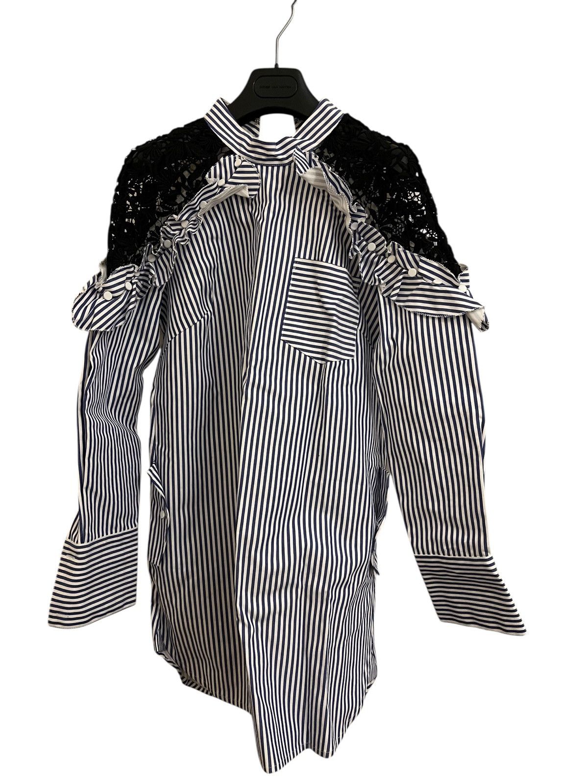 Self-Portrait Self portrait striped mini dress long sleeves Size M / US 6-8 / IT 42-44 - 2 Thumbnail