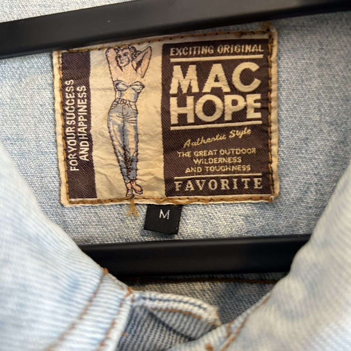 Vintage Vintage Mac Hope Trucker Denim Jacket Size US M / EU 48-50 / 2 - 7 Thumbnail