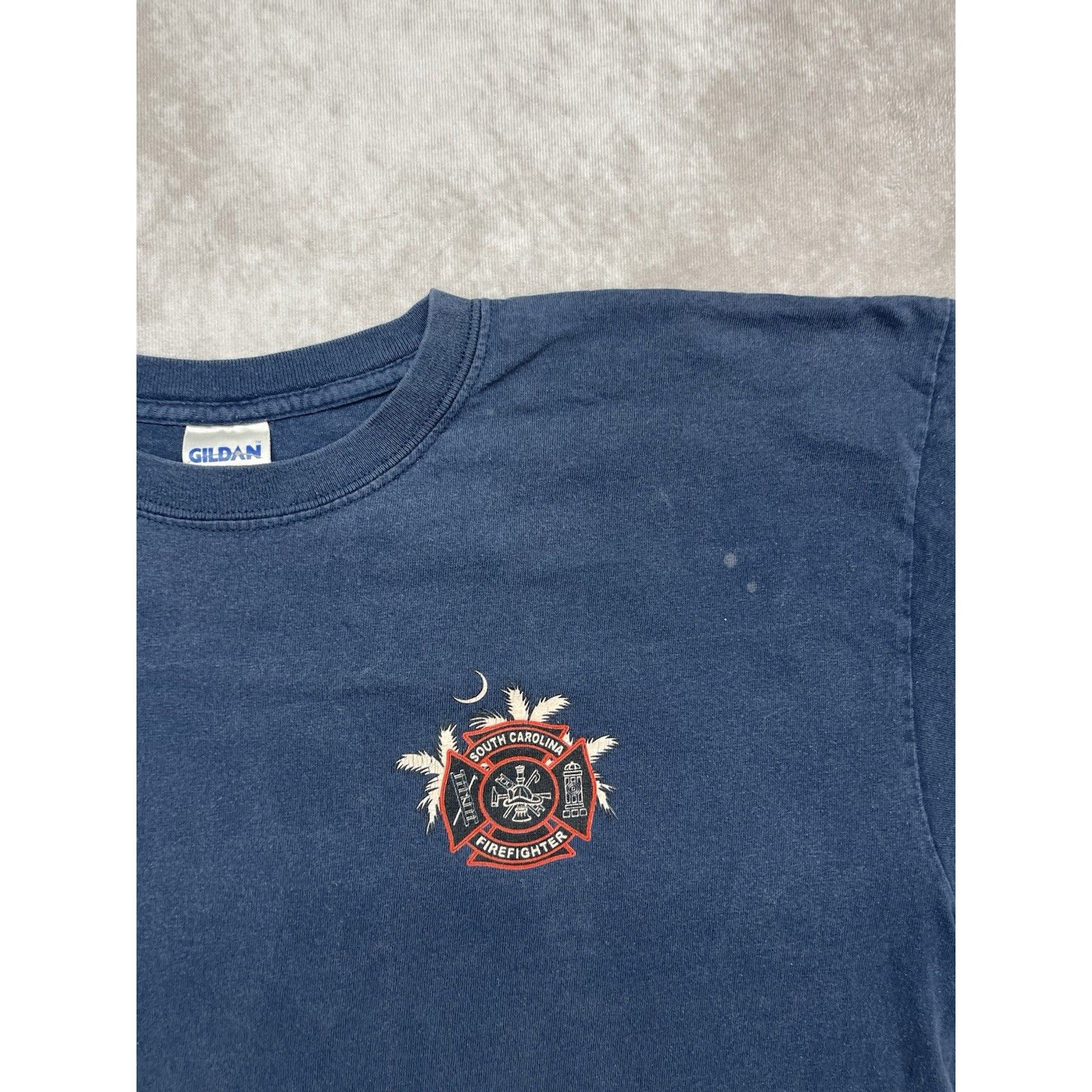 Other South Carolina Firefighter T-Shirt XL Maltese Cross Palmetto Size US XL / EU 56 / 4 - 3 Thumbnail