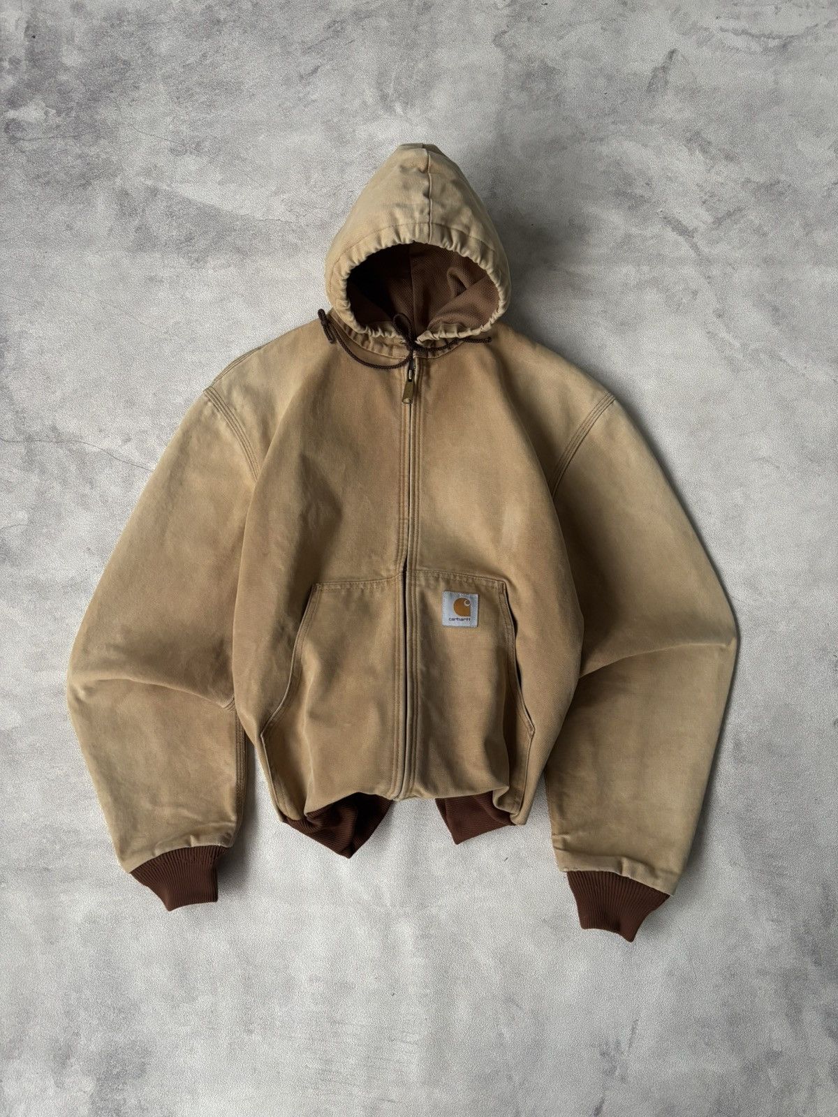 Carhartt vintage 90's carhartt active jacket J03 size medium big logo Size US M / EU 48-50 / 2 - 3 Thumbnail