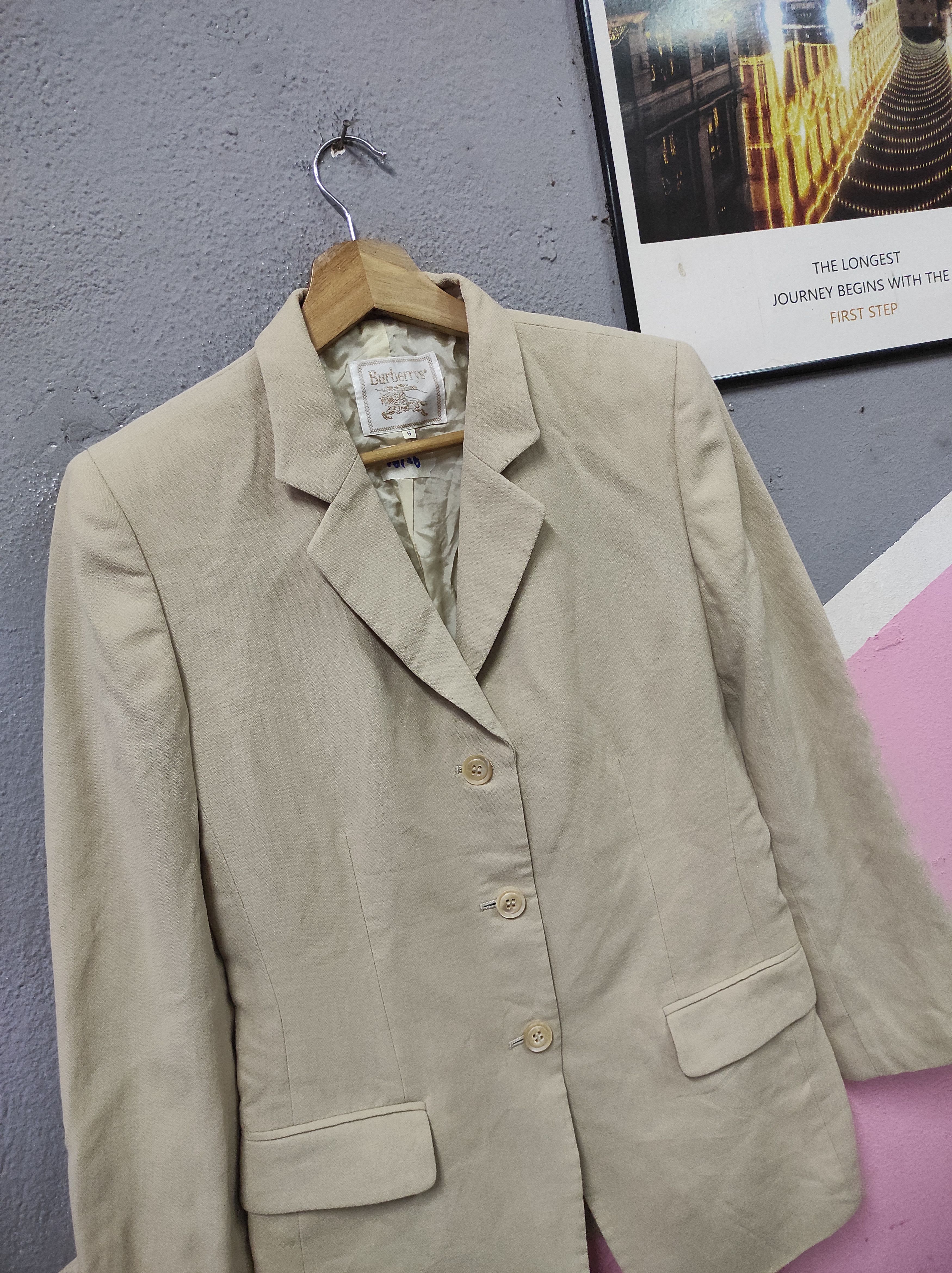 Burberry Prorsum VTG BURBERRY BLAZER JACKET Size S / US 4 / IT 40 - 3 Thumbnail