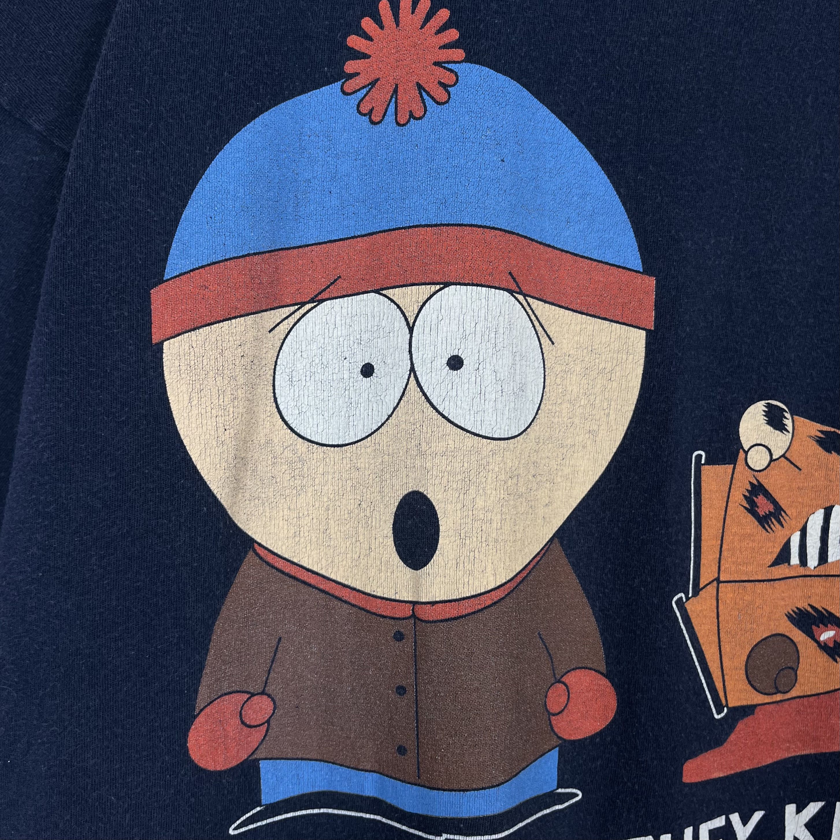 Cartoon Network Vintage South Park “They Killed Kenny” Cartoon T Shirt 1998 Size US XL / EU 56 / 4 - 8 Thumbnail