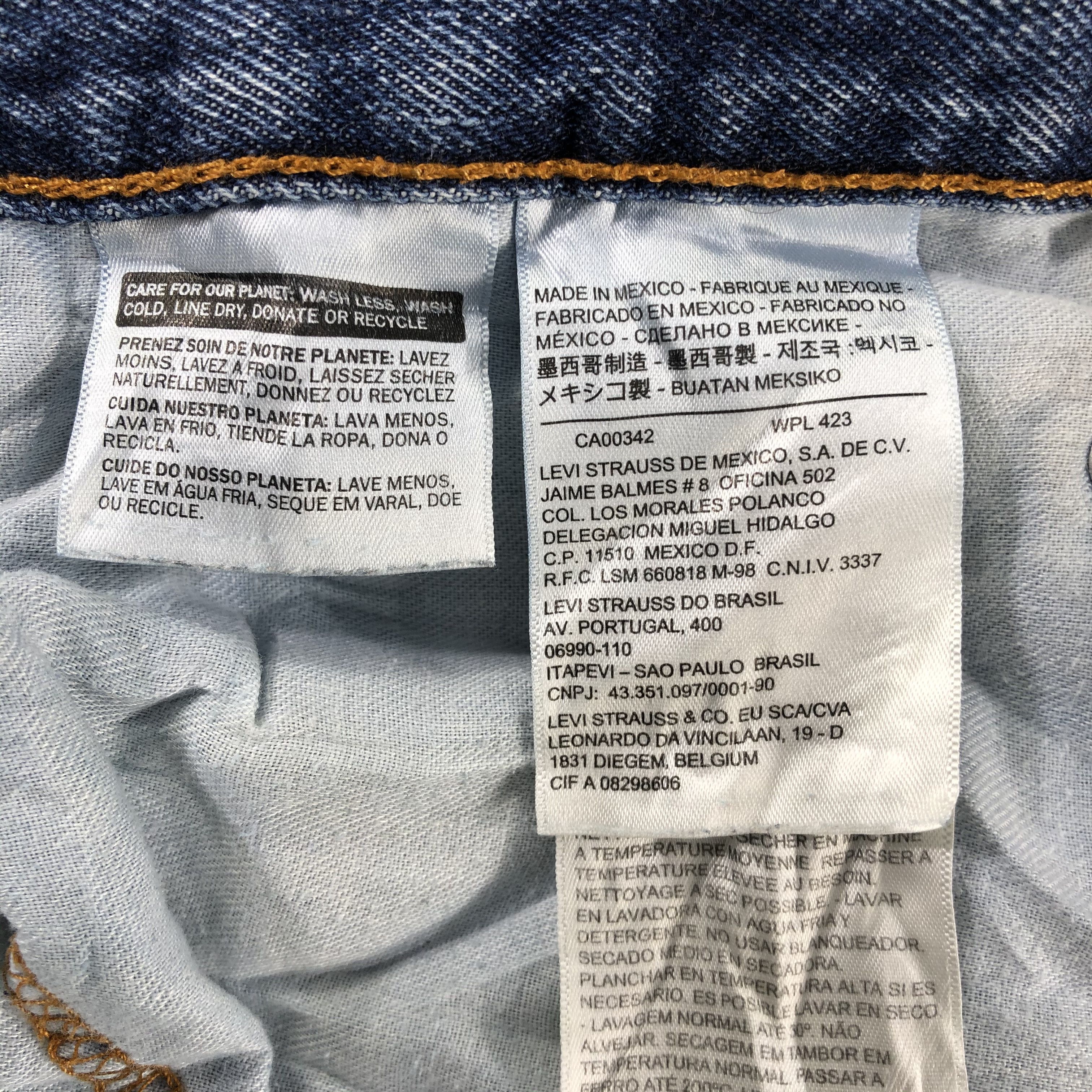 Levi's Vintage Blue Wash Levis 560 Jeans-J2607 Size US 39 - 9 Thumbnail