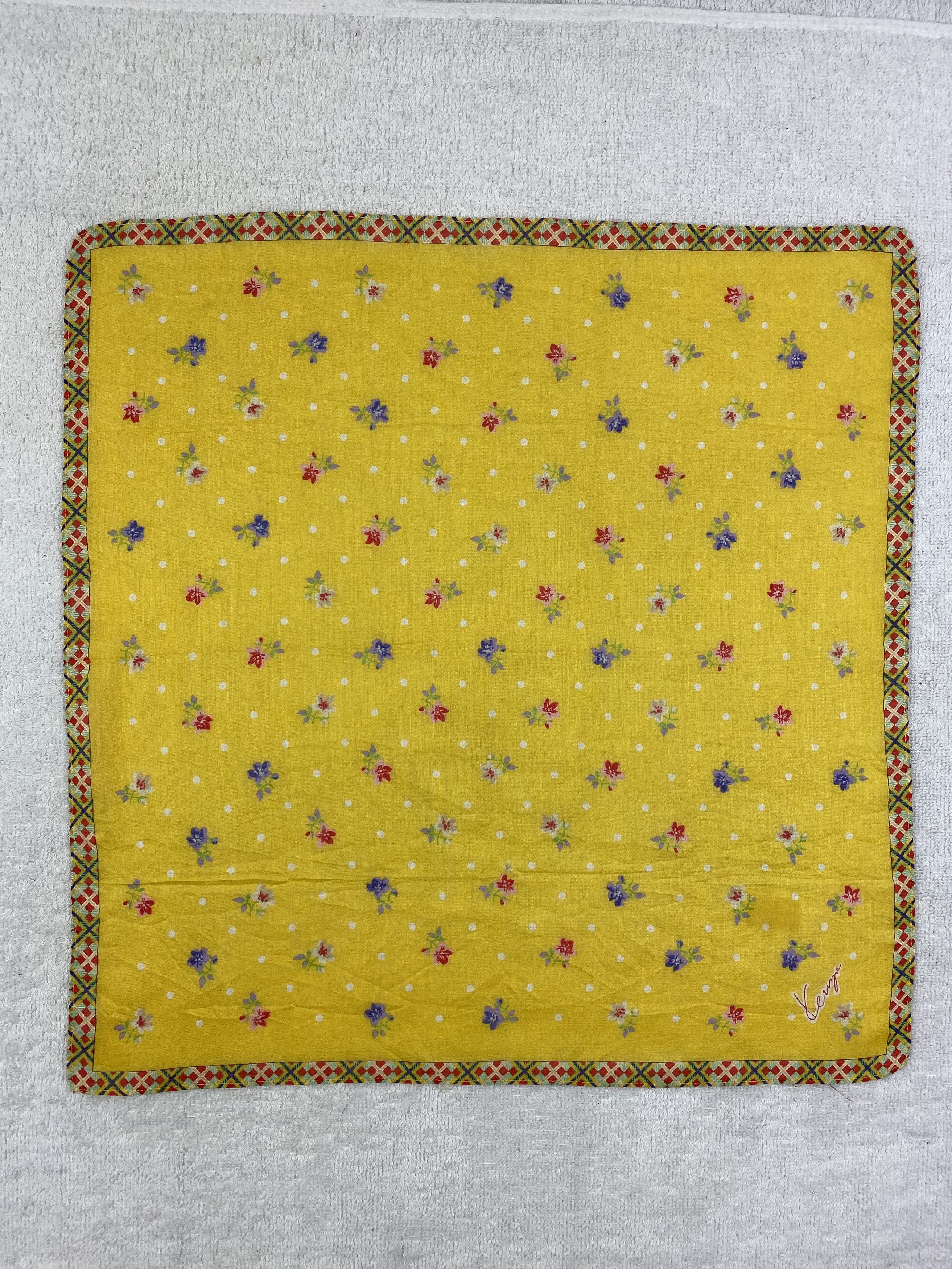 Kenzo × Vintage Kenzo Handkerchief / Bandana / Neckerchief Size ONE SIZE - 3 Thumbnail