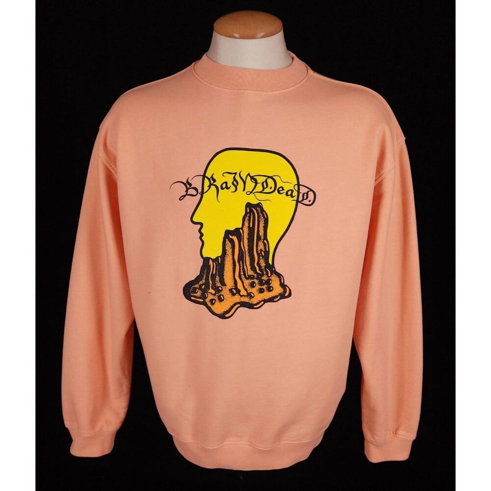 Brain Dead Brain Dead Mount Slime Sweatshirt Size M Mens Peach $120 Size US M / EU 48-50 / 2 - 2 Thumbnail