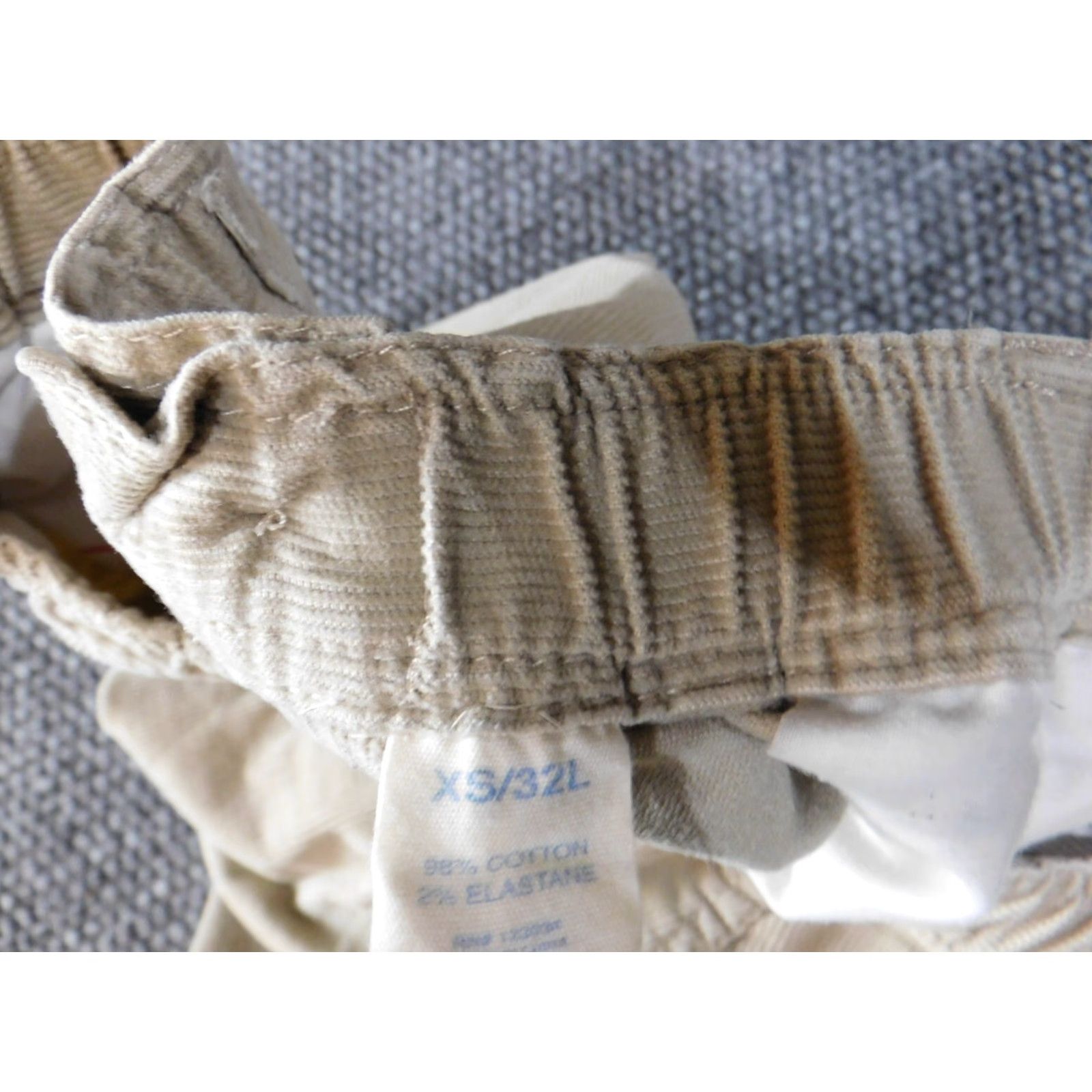 Southern Tide Southern Tide Pants 32x30 Mens beige stretch waist corduroy straight Size US 32 / EU 48 - 4 Thumbnail