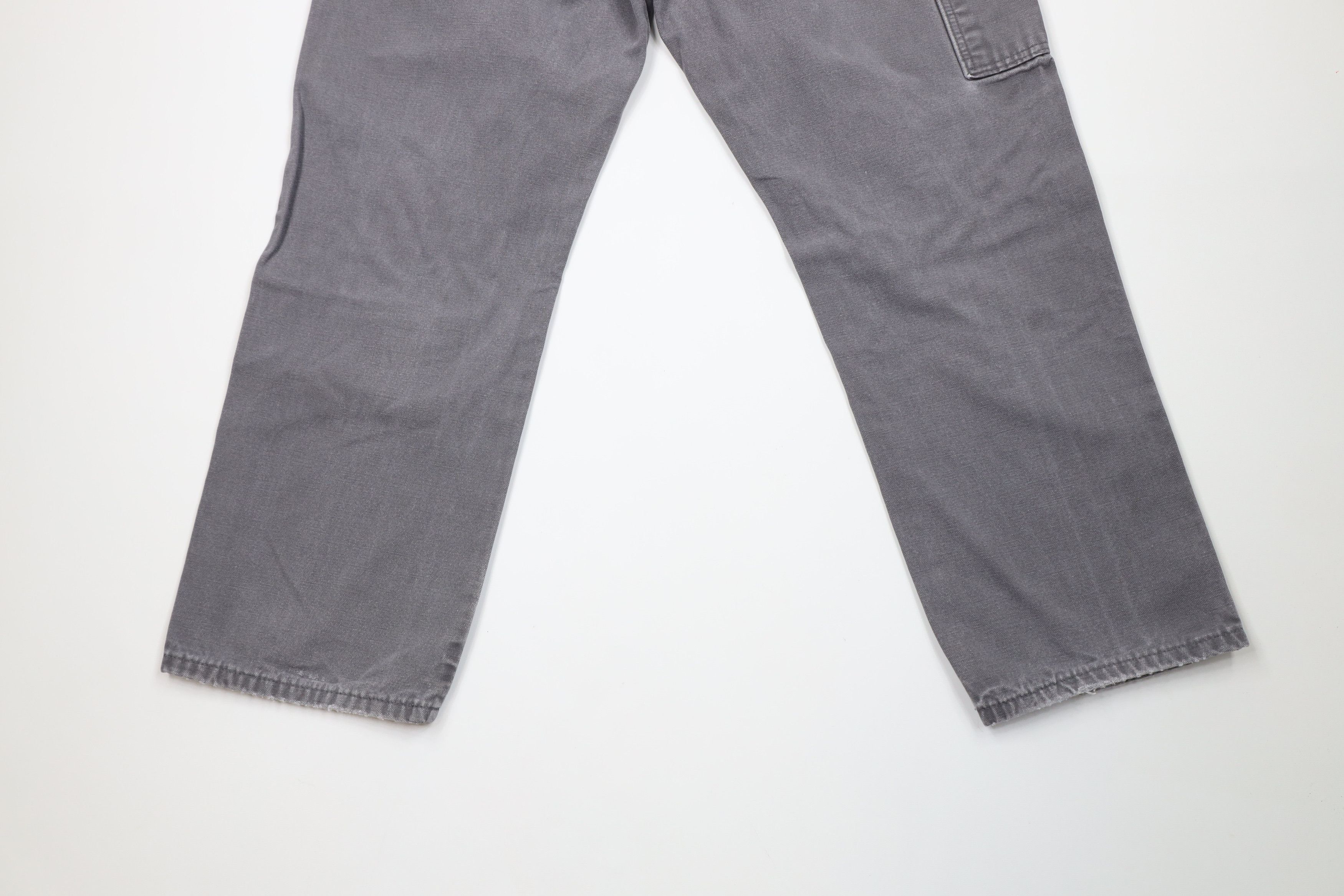 Dickies Vintage Dickies Canvas Wide Leg Dungaree Pants Gray Cotton Size US 36 / EU 52 - 13 Thumbnail