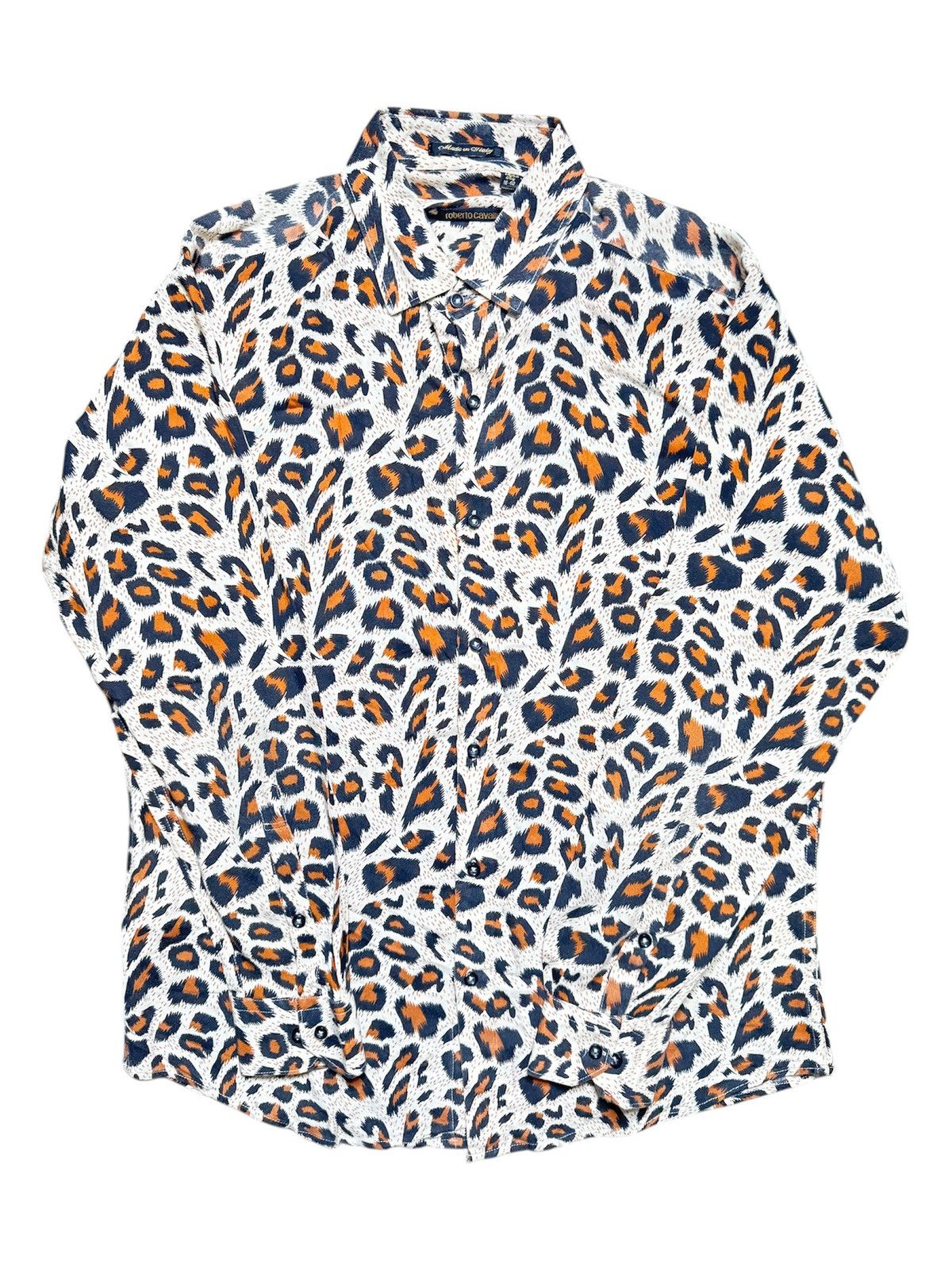 Roberto Cavalli Vintage Roberto Cavalli Leopard Print Animal Pattern Size US M / EU 48-50 / 2 - 3 Thumbnail