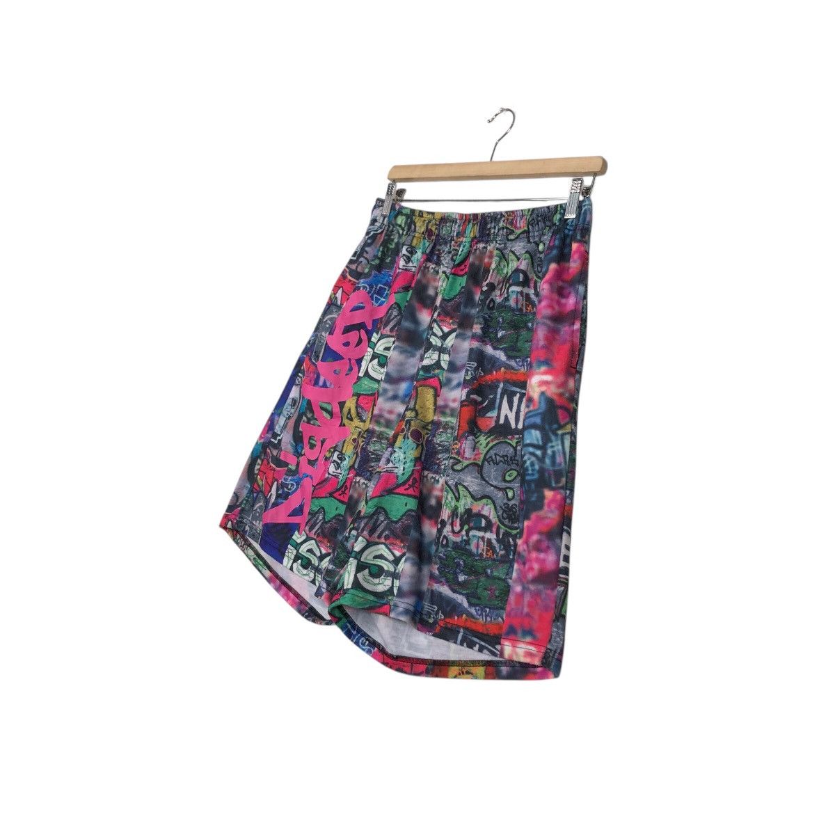 Japanese Brand 📌Vintage Short Pants Dig Deep Full Print Punk Design Size US 30 / EU 46 - 3 Thumbnail