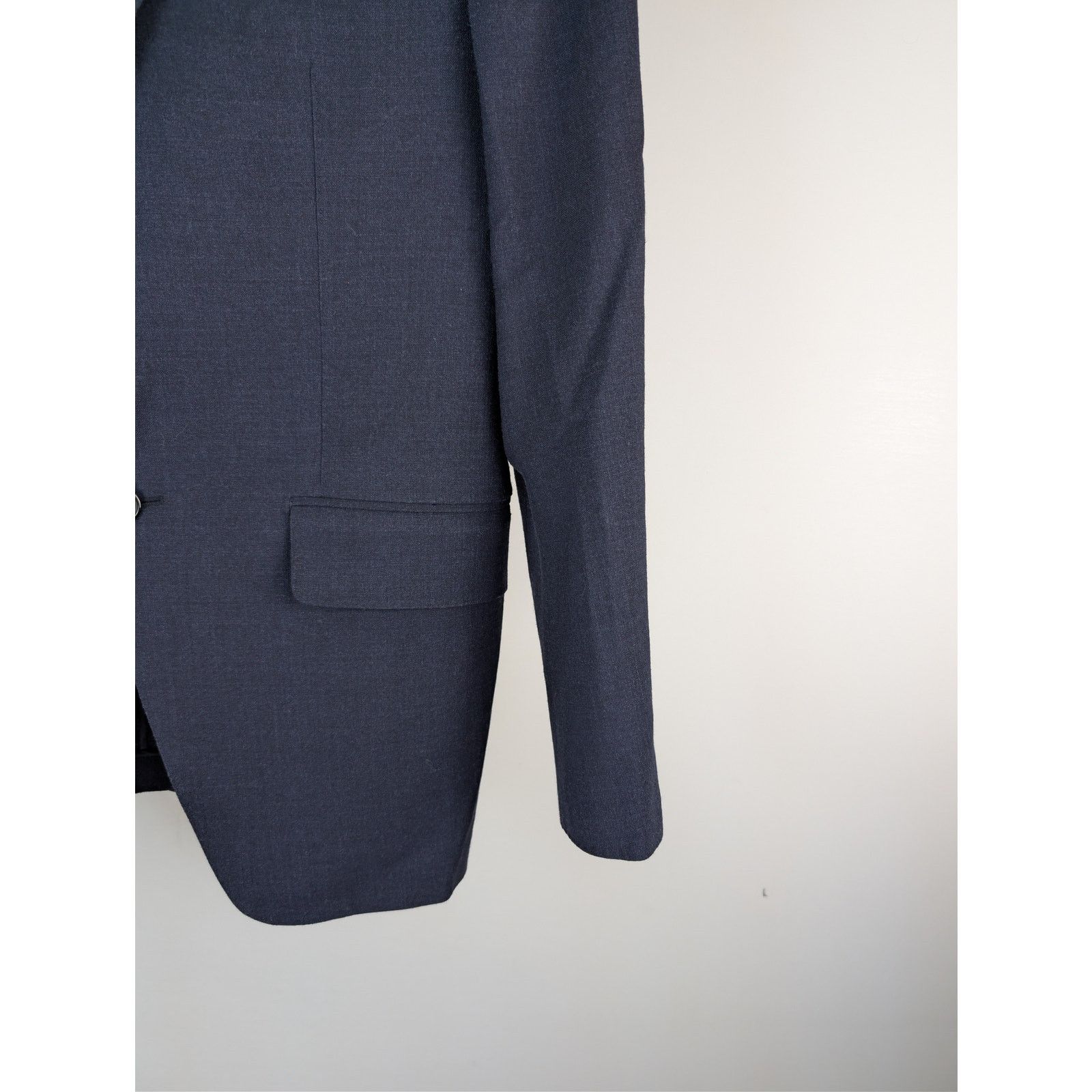 Tom Ford o1rshd1 CC20 Shelton Sharkskin Slim-Fit Wool Suit Jacket Size US M / EU 48-50 / 2 - 5 Thumbnail