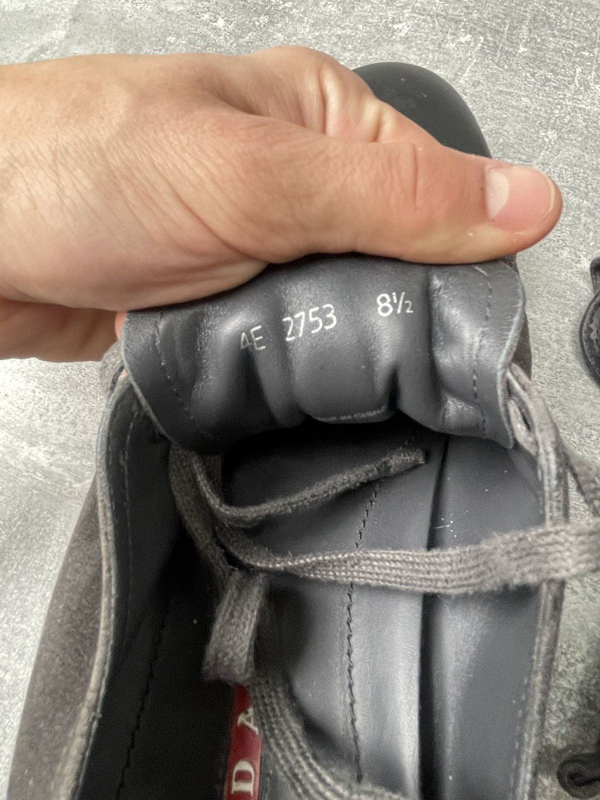 Prada Prada Sport Suede Sneakers Grey Size US 8.5 / EU 41-42 - 8 Thumbnail