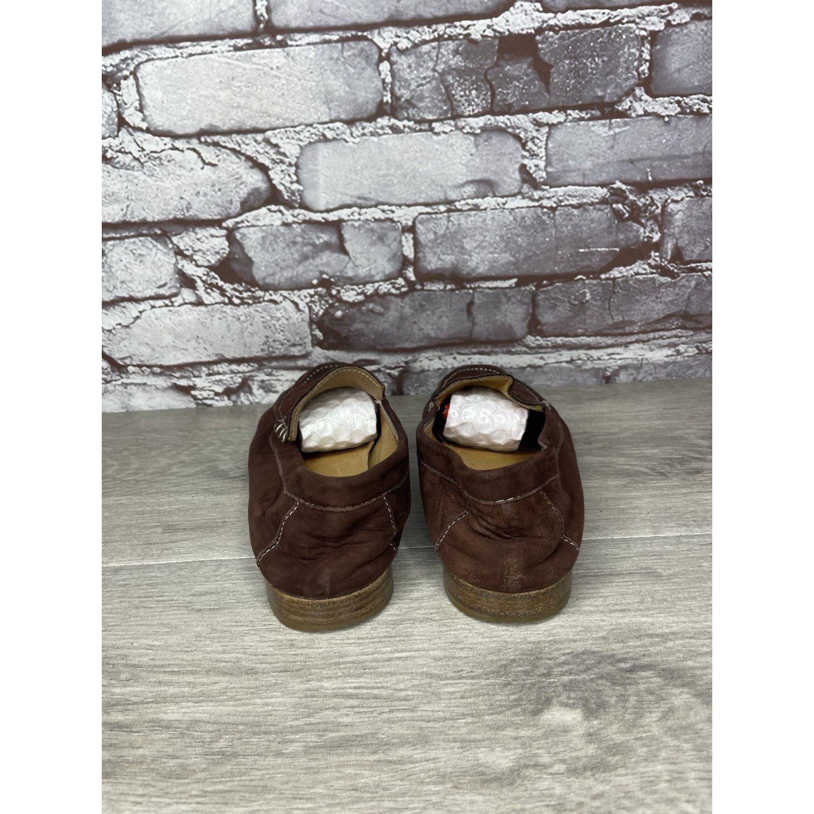 Giorgio Armani Giorgio Armani Brown Suede Loafers Leather Sole Driving Shoe Size US 6 / IT 36 - 4 Thumbnail