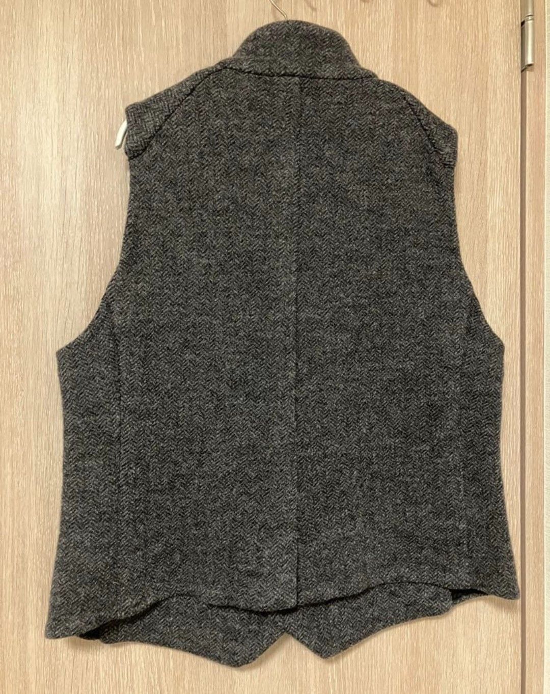 Geoffrey B. Small RSJ19special Hand made wool herringbone knit gilet Size US M / EU 48-50 / 2 - 2 Thumbnail