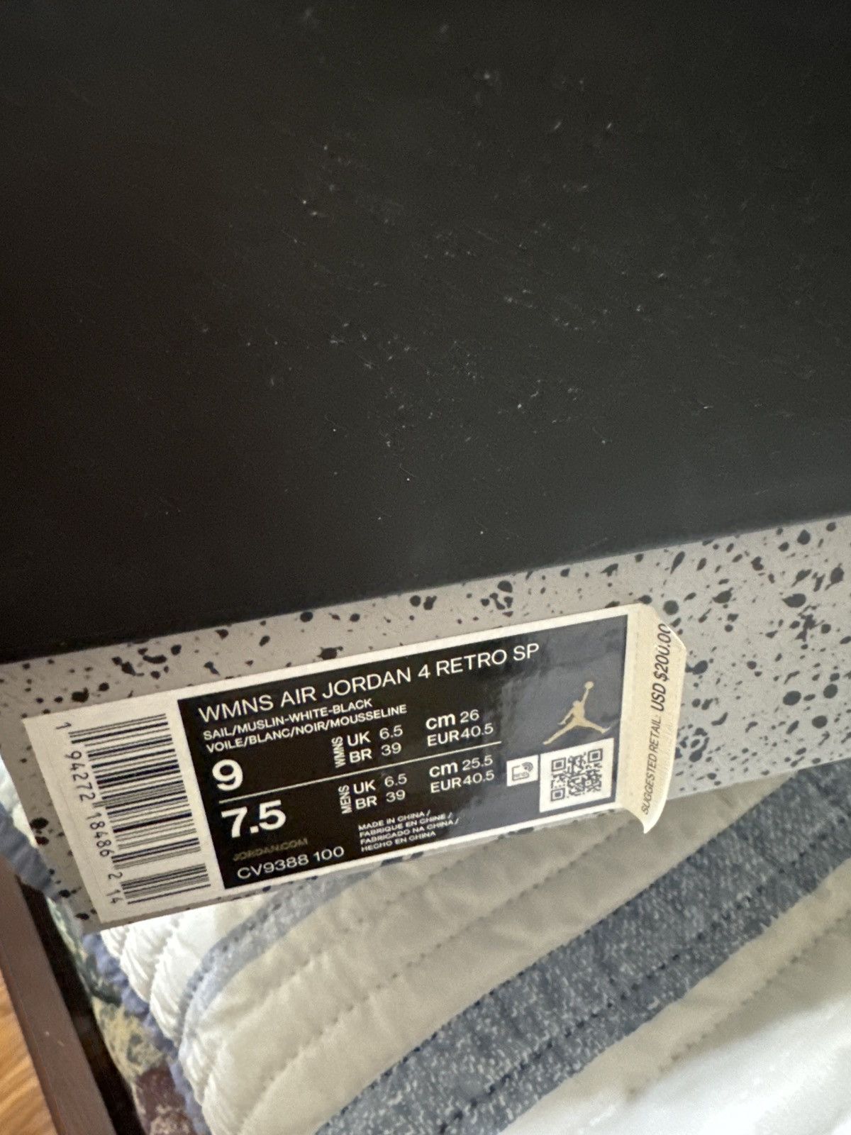 Jordan Brand × Off-White OFF WHITE JORDAN 4s Size US 7.5 / EU 40-41 - 8 Thumbnail
