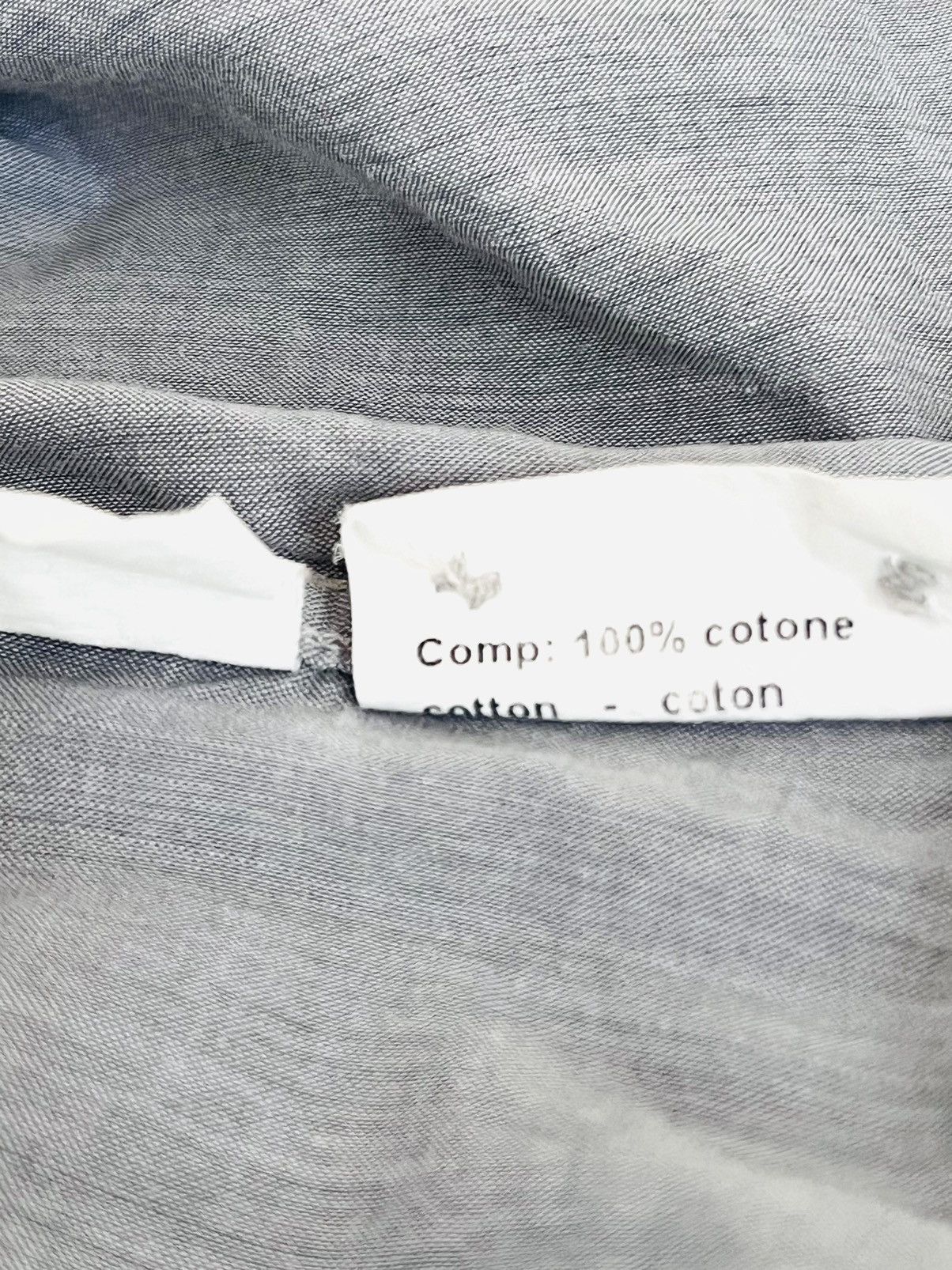 Neil Barrett Grey Shirt Size US M / EU 48-50 / 2 - 6 Thumbnail
