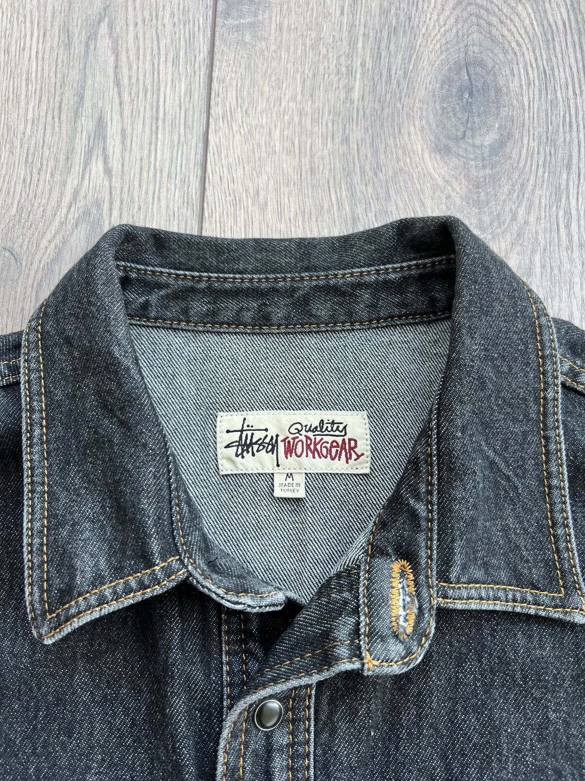 Stussy Stussy Raw Denim Boxy Western Shirt Medium Size US M / EU 48-50 / 2 - 3 Thumbnail