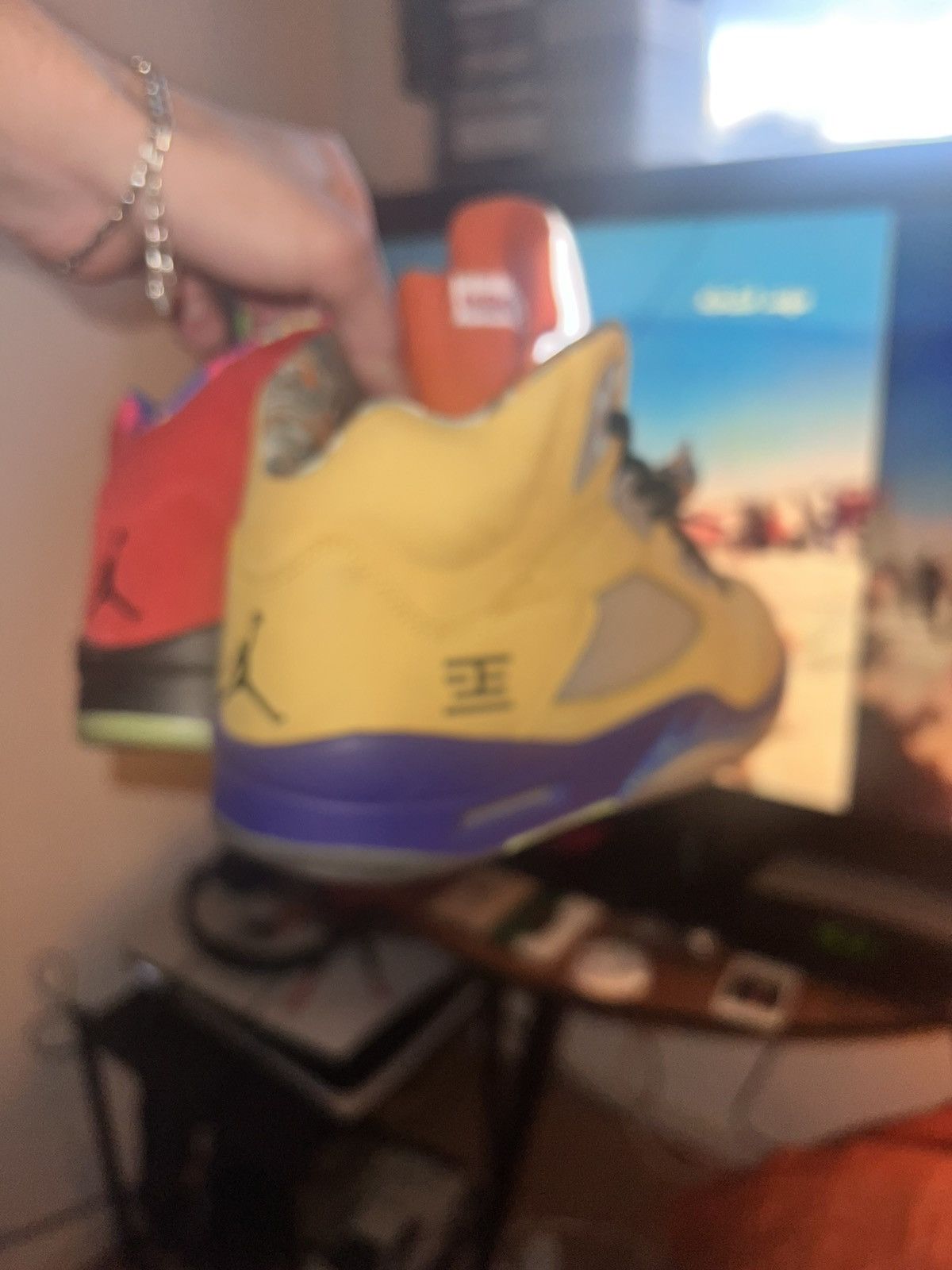 Jordan Brand Jordan 5 What the sneaker Size US 9.5 / EU 42-43 - 4 Thumbnail