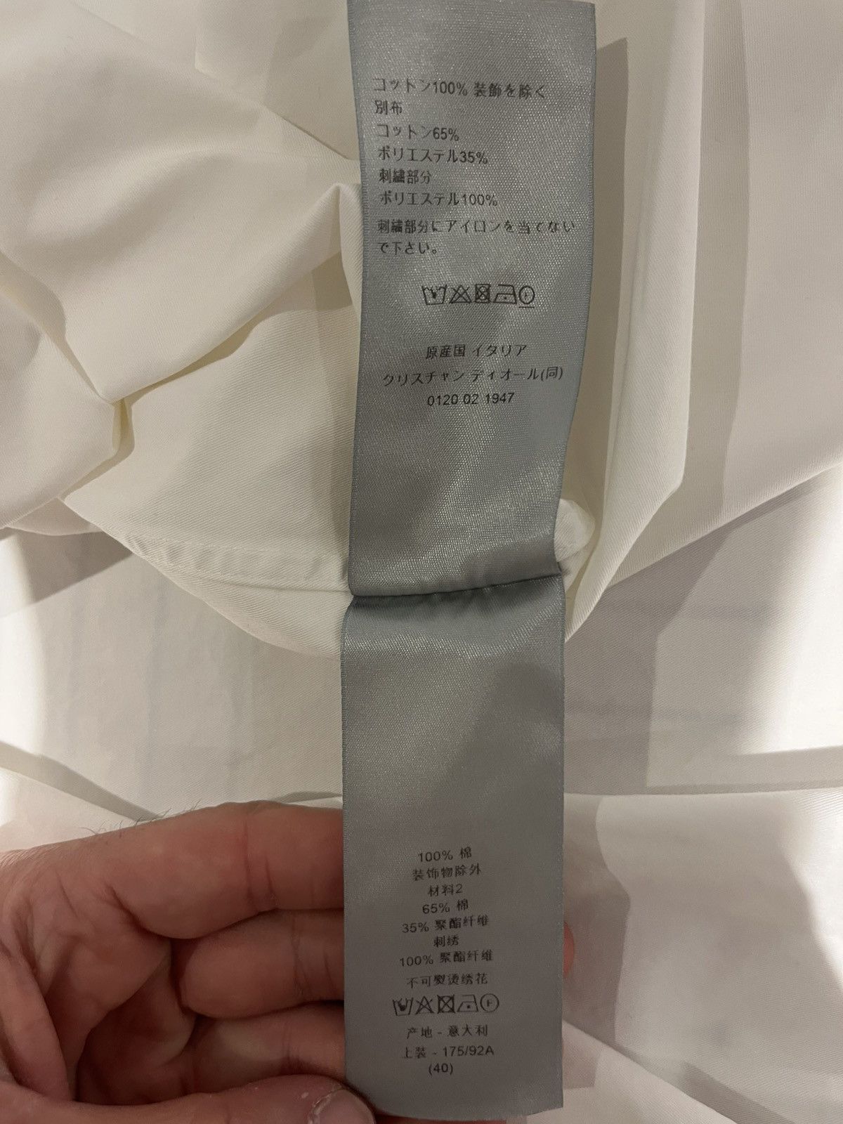 Dior Christian Dior Boxy poplin shirt Size US L / EU 52-54 / 3 - 7 Thumbnail