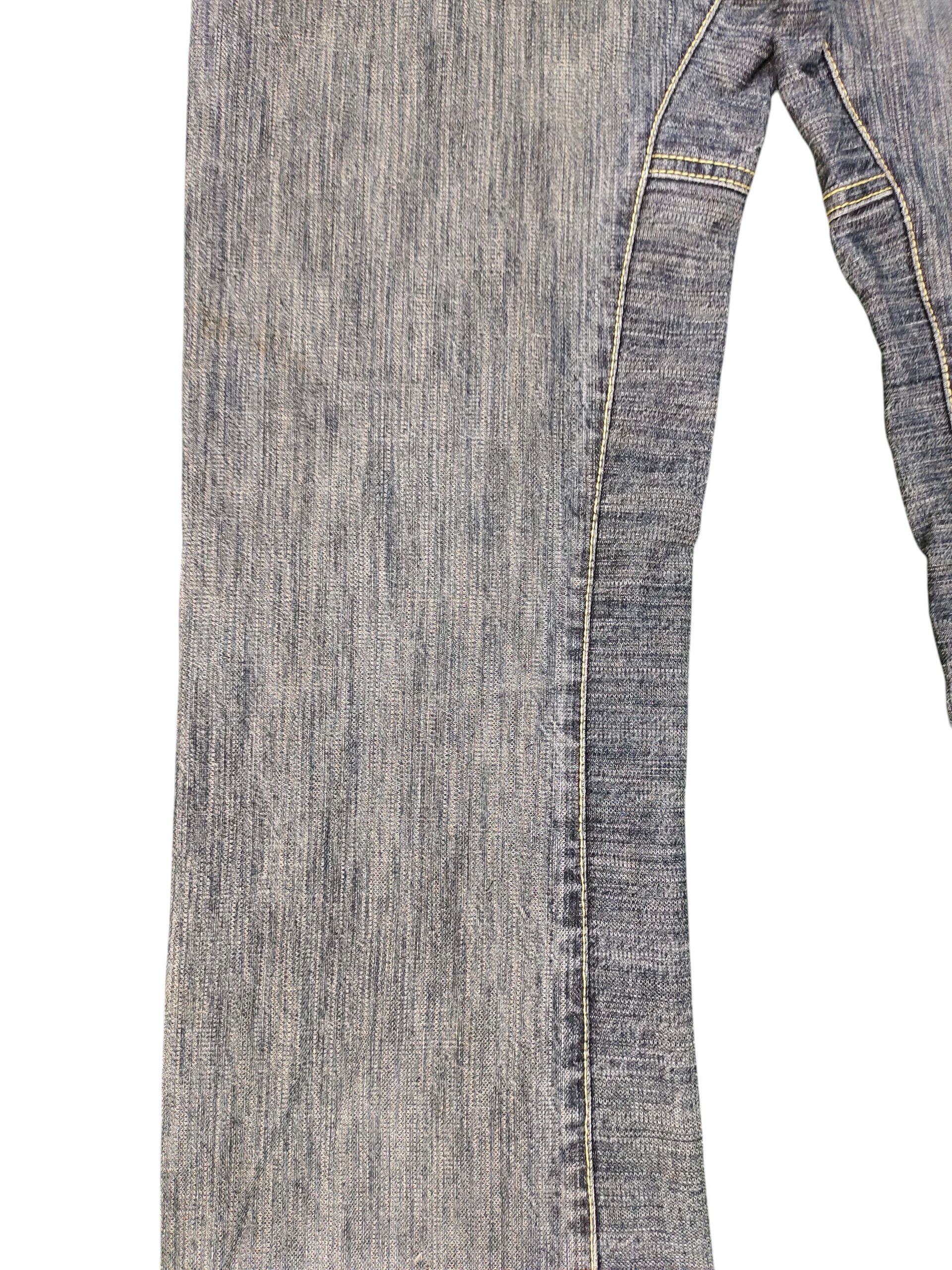 Karakuri Tamashii Vintage Wild Khakis Crossed Circle Japanese Distress Jeans Size US 34 / EU 50 - 4 Thumbnail