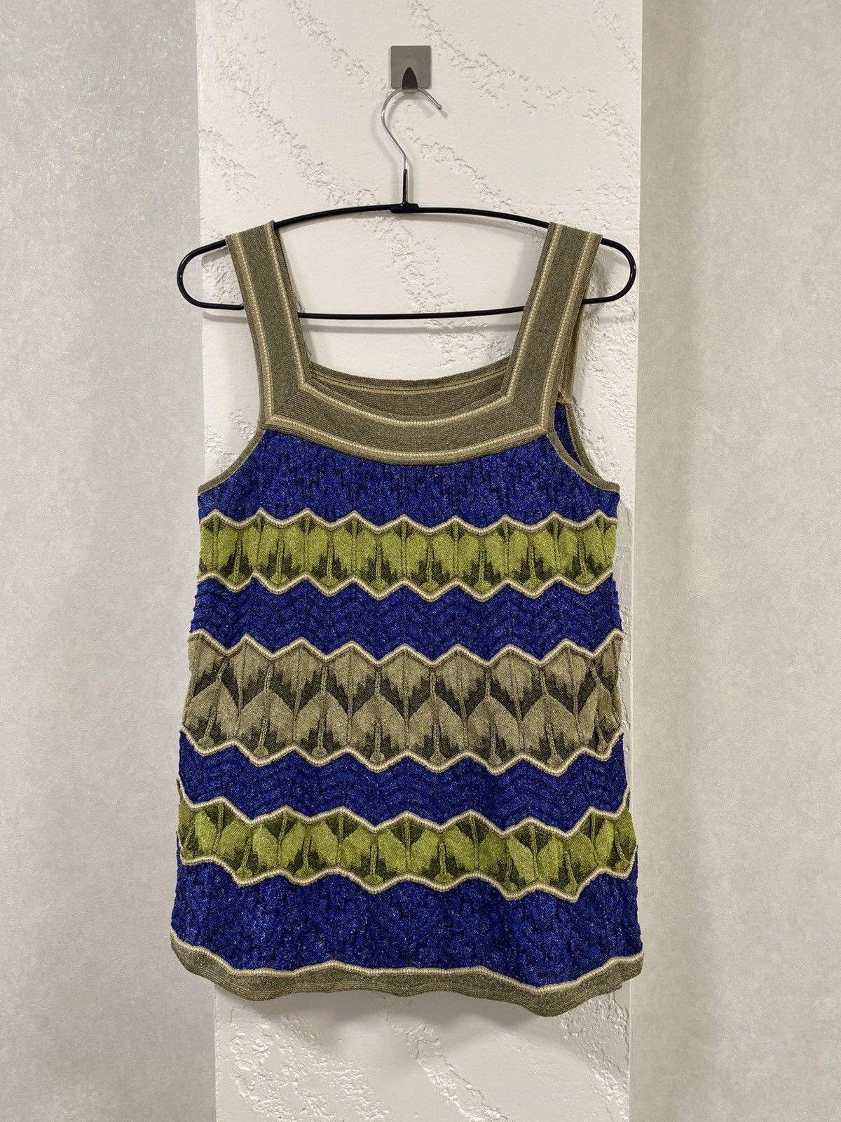 Missoni Missoni Stripped Knitted Tunk Top Size: 40 Size S / US 4 / IT 40 - 1 Thumbnail